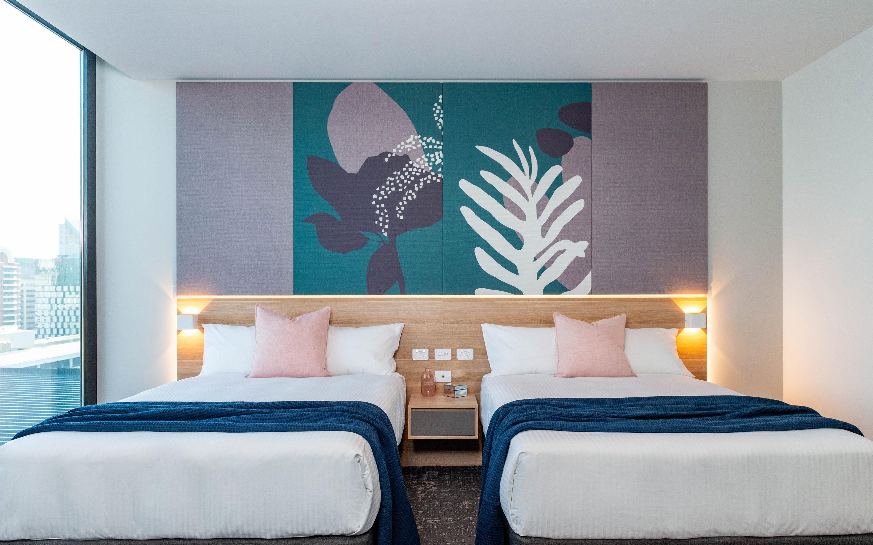 Double Two Double Beds