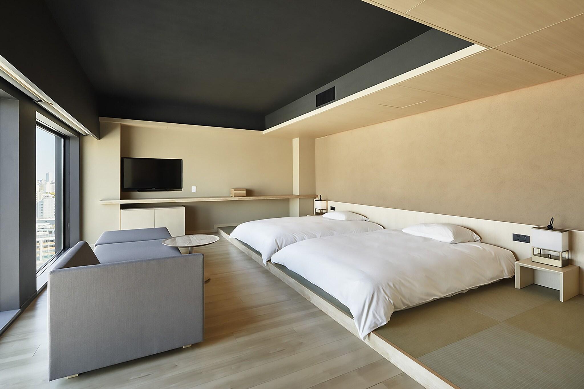 Double City View Two Double Beds