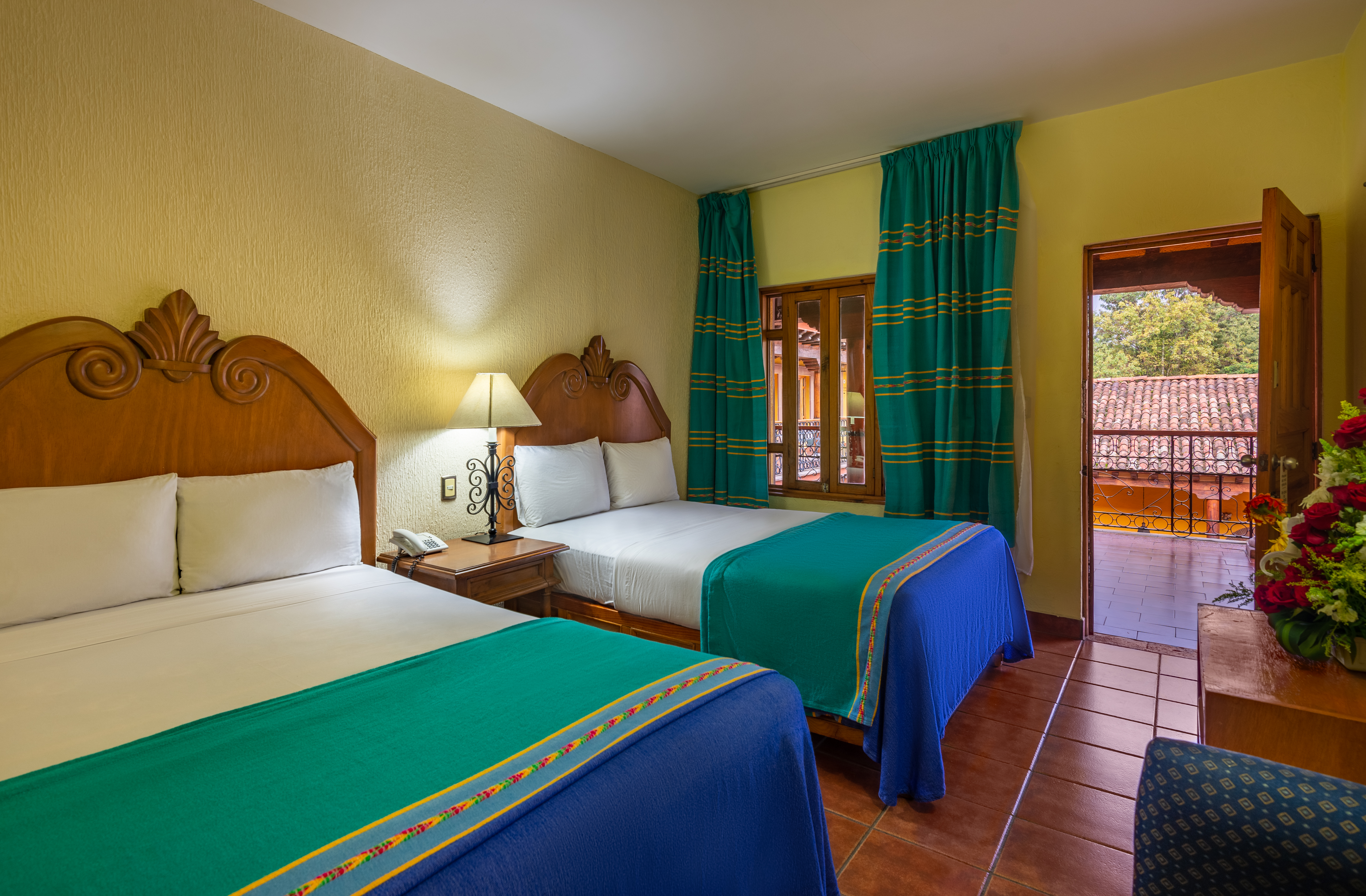 Double Two Double Beds