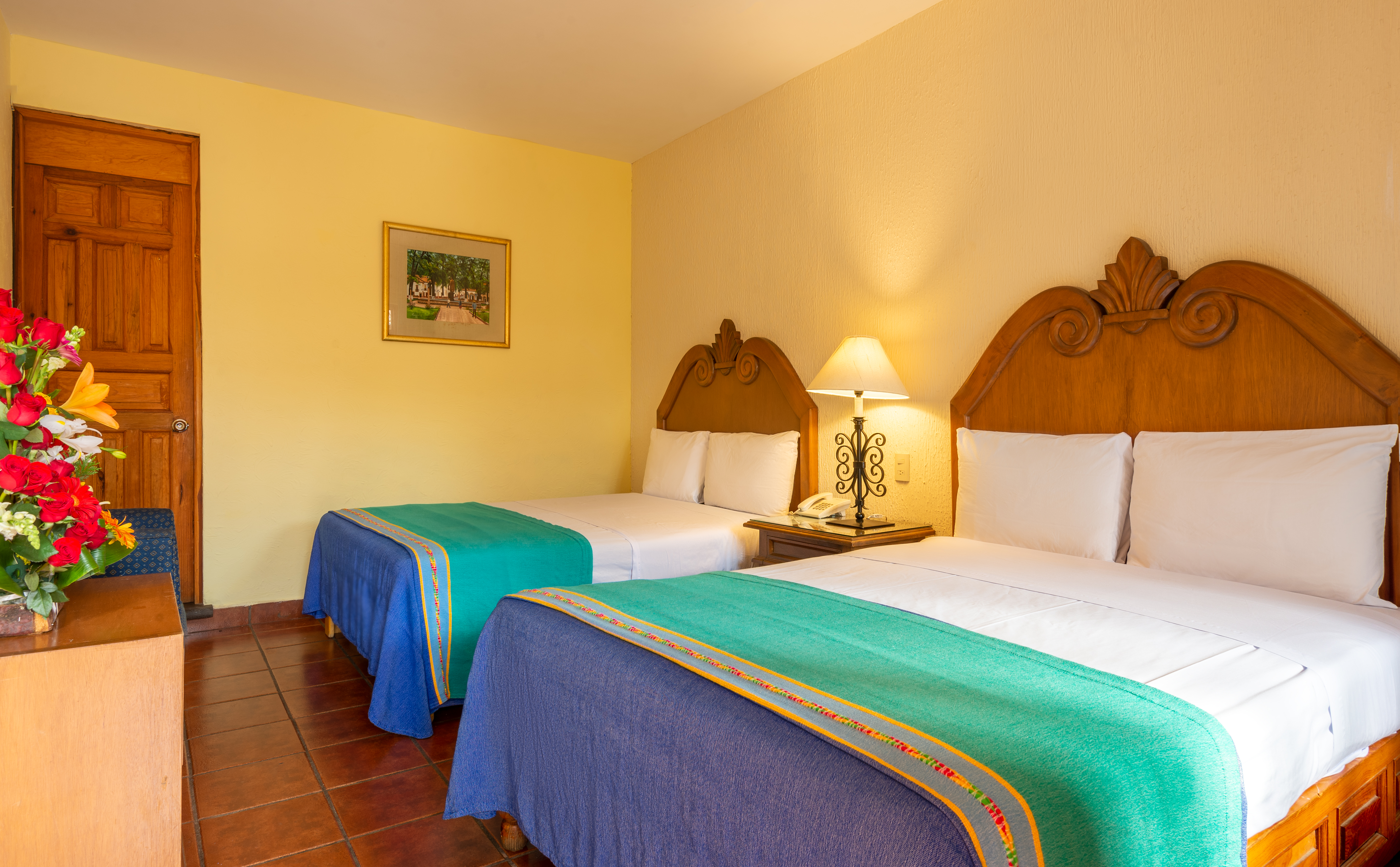 Double Two Double Beds