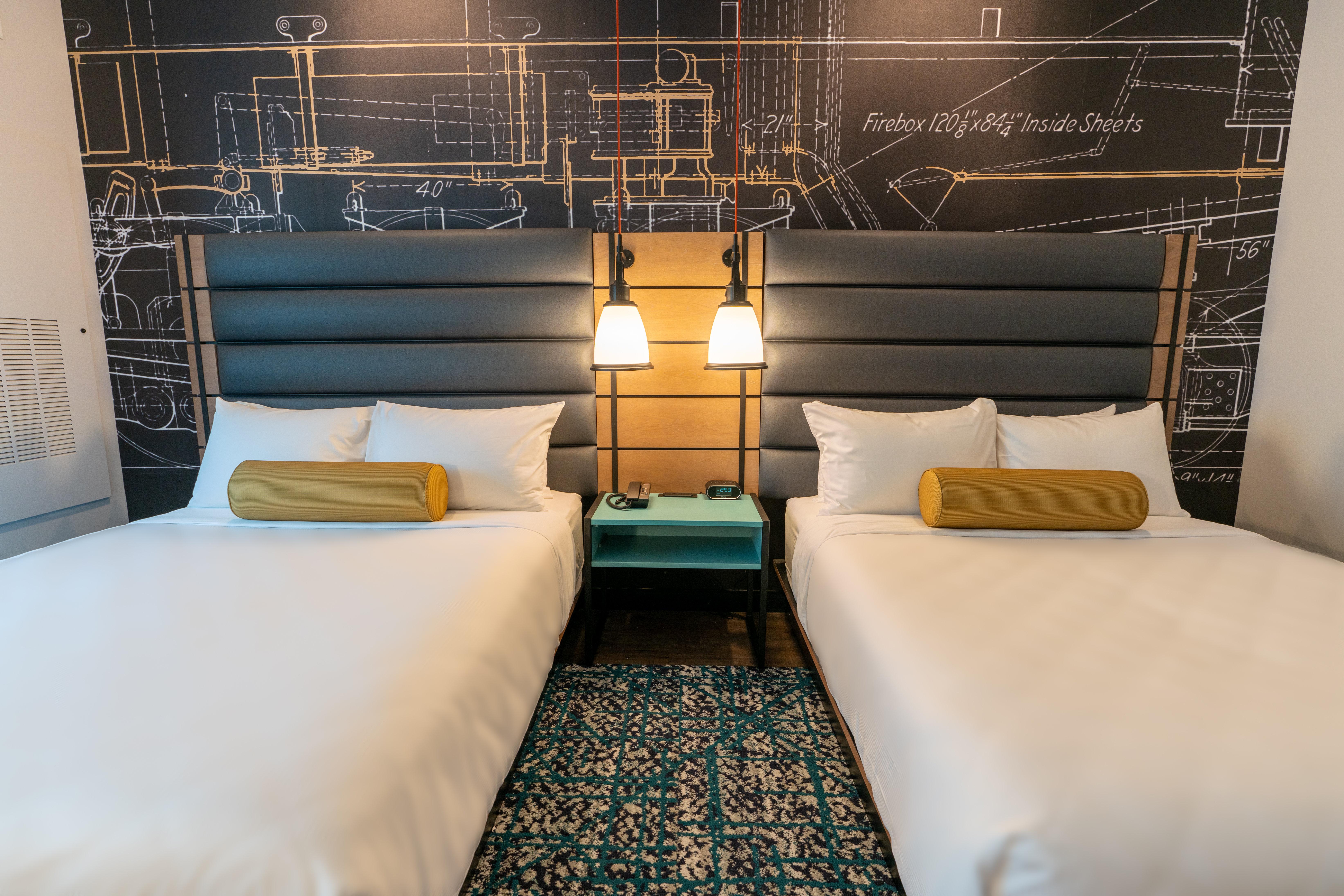 Double Two Double Beds