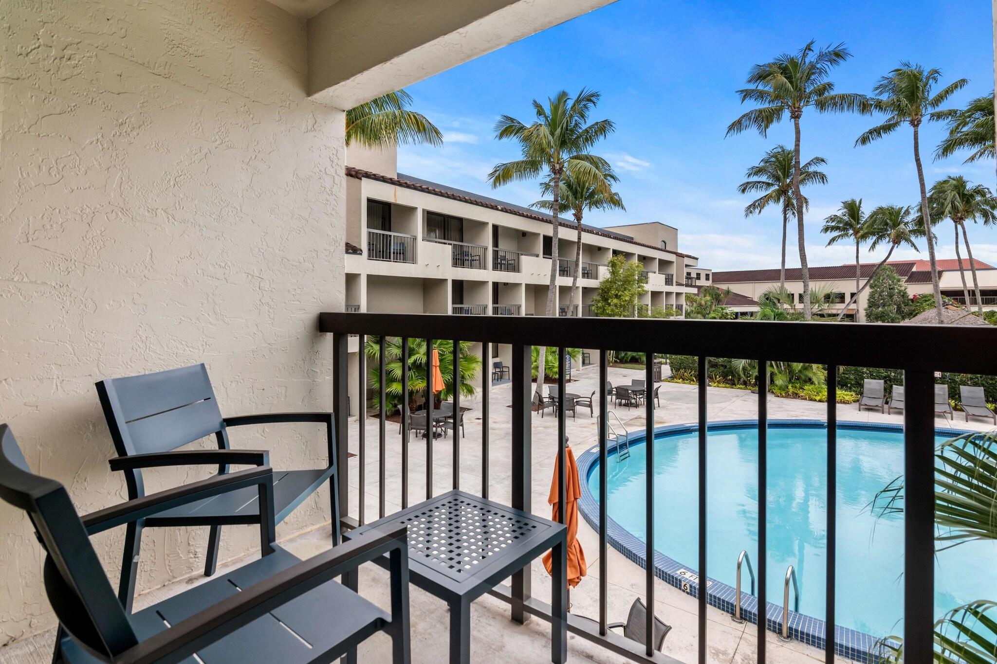 Double Pool View Two Double Beds