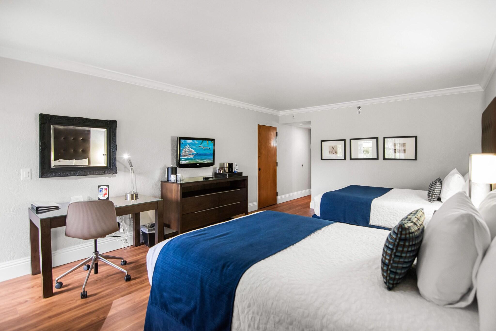 Double Pool View Two Double Beds