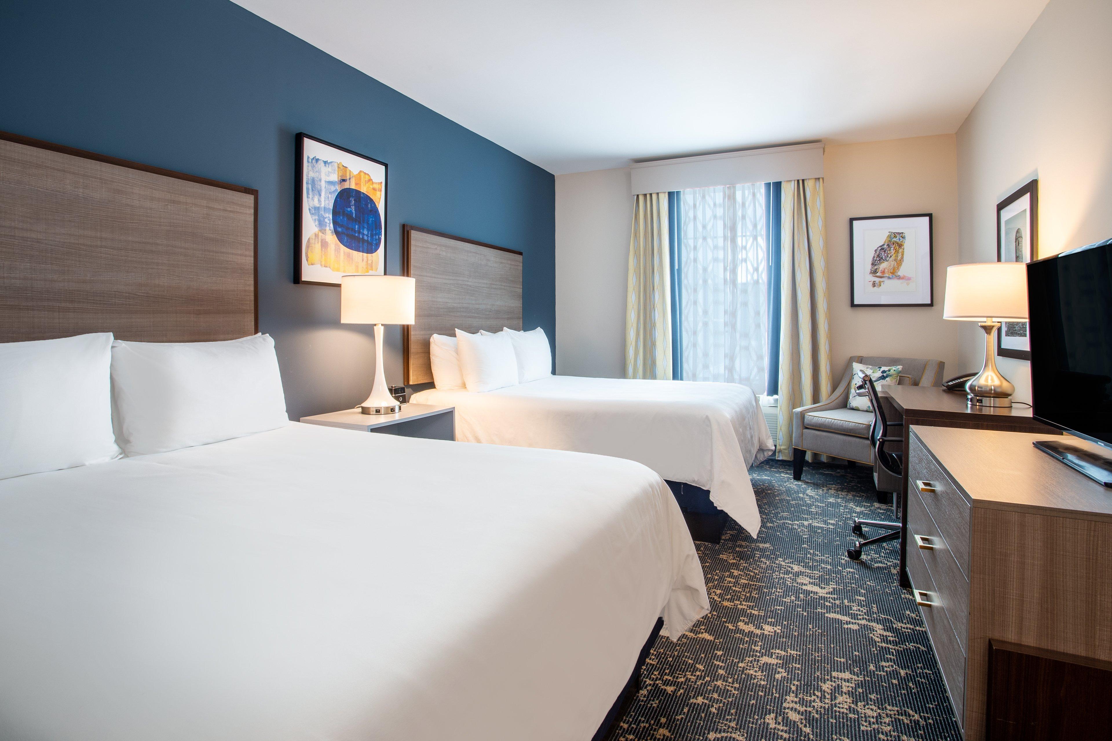 Double Two Queen Beds