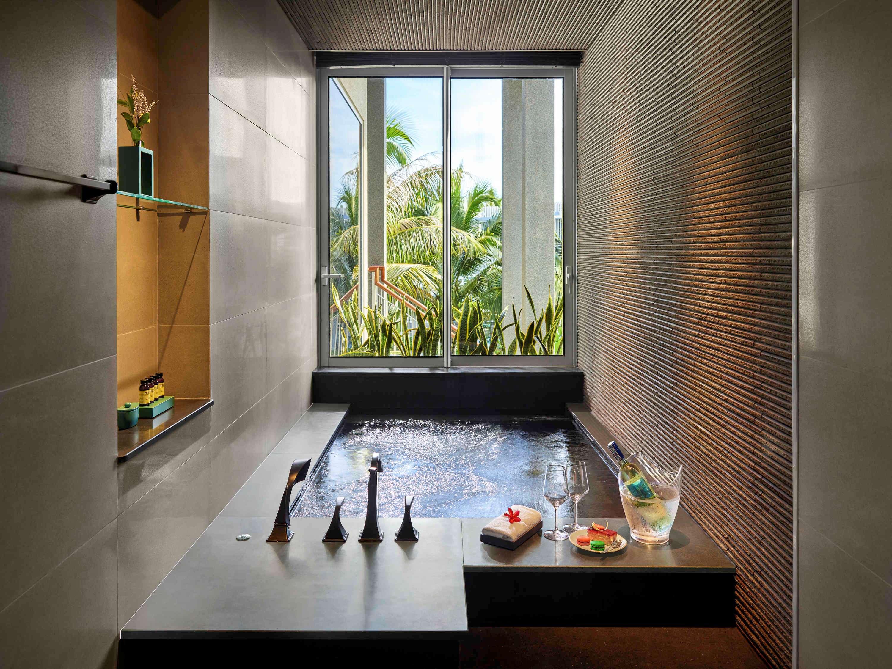 Double Pool View King Bed