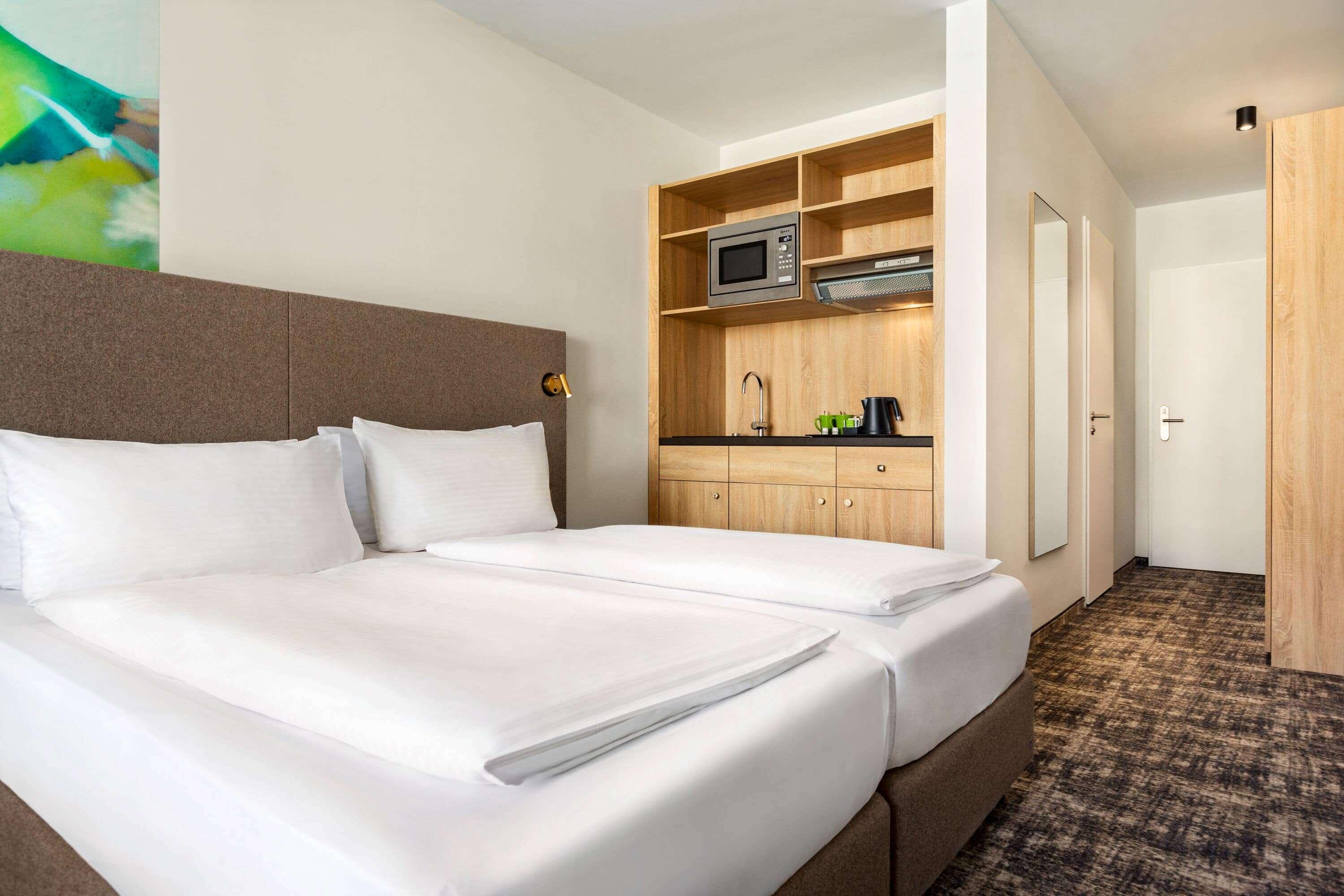 Twin with Kitchenette