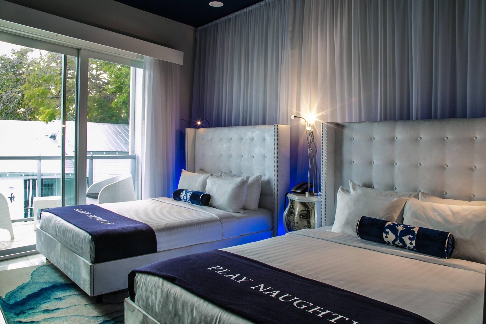 Double Two Queen Beds