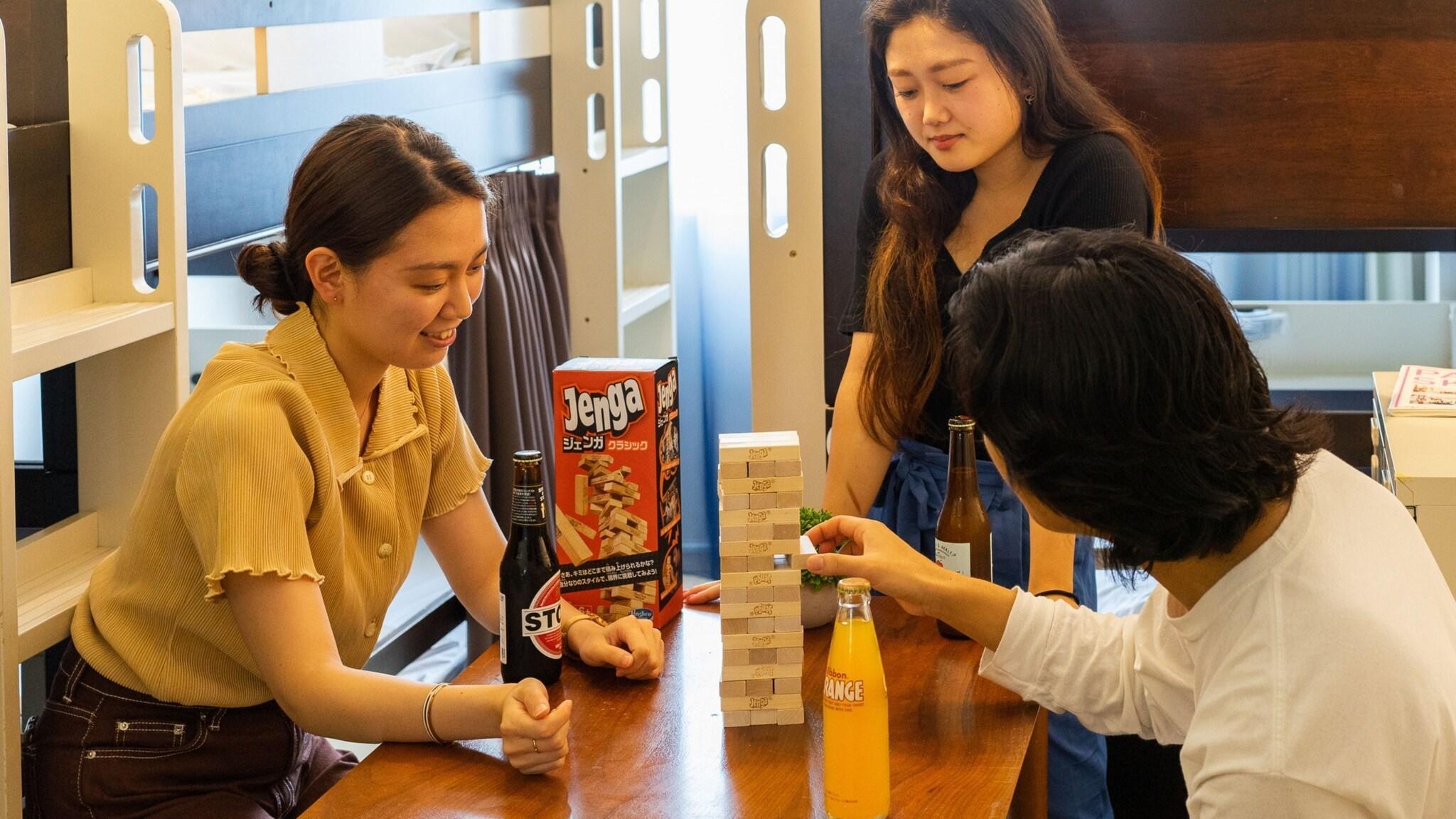 Bed in Dormitory Bunk Bed with Shared Bathroom