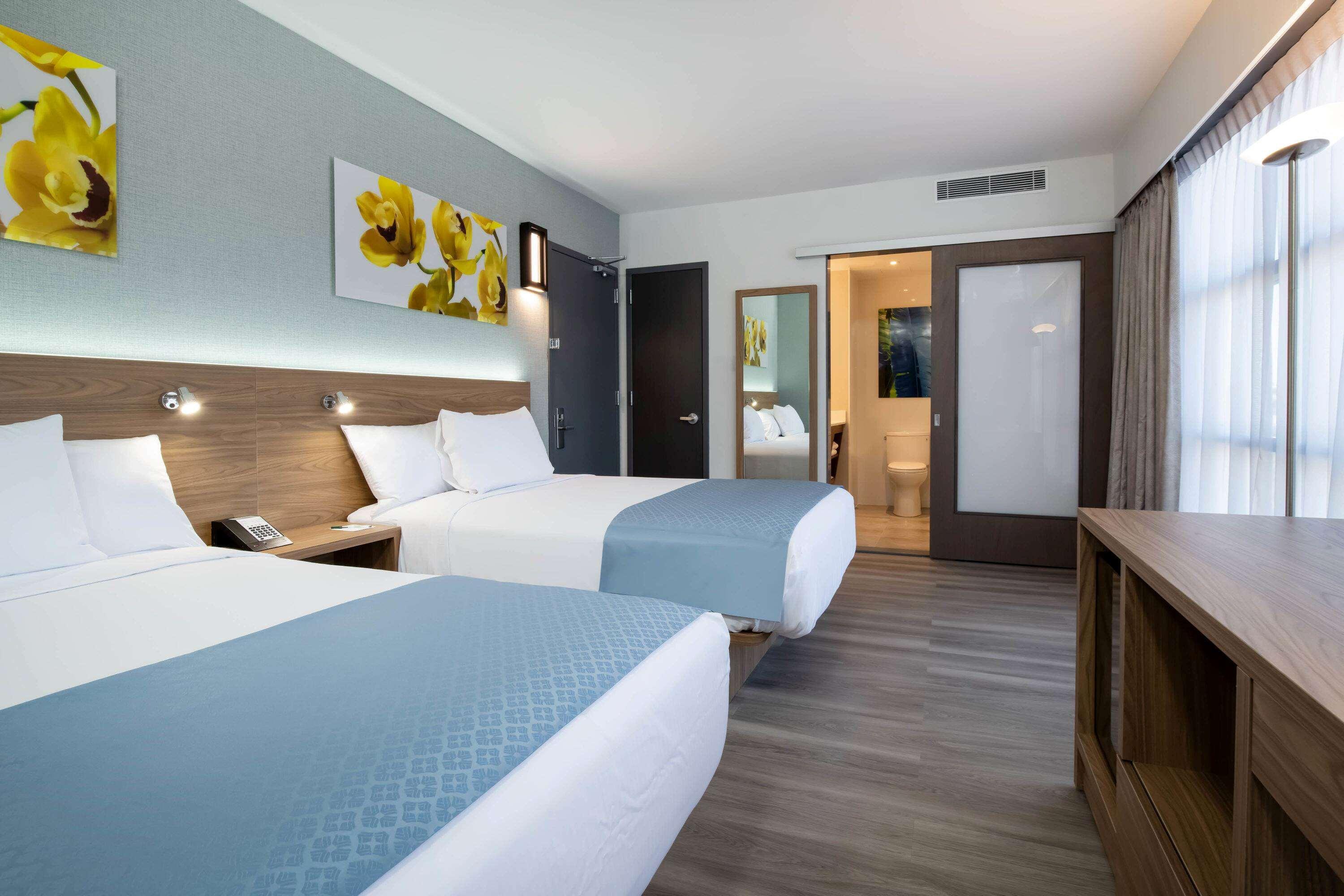 Double Two Double Beds