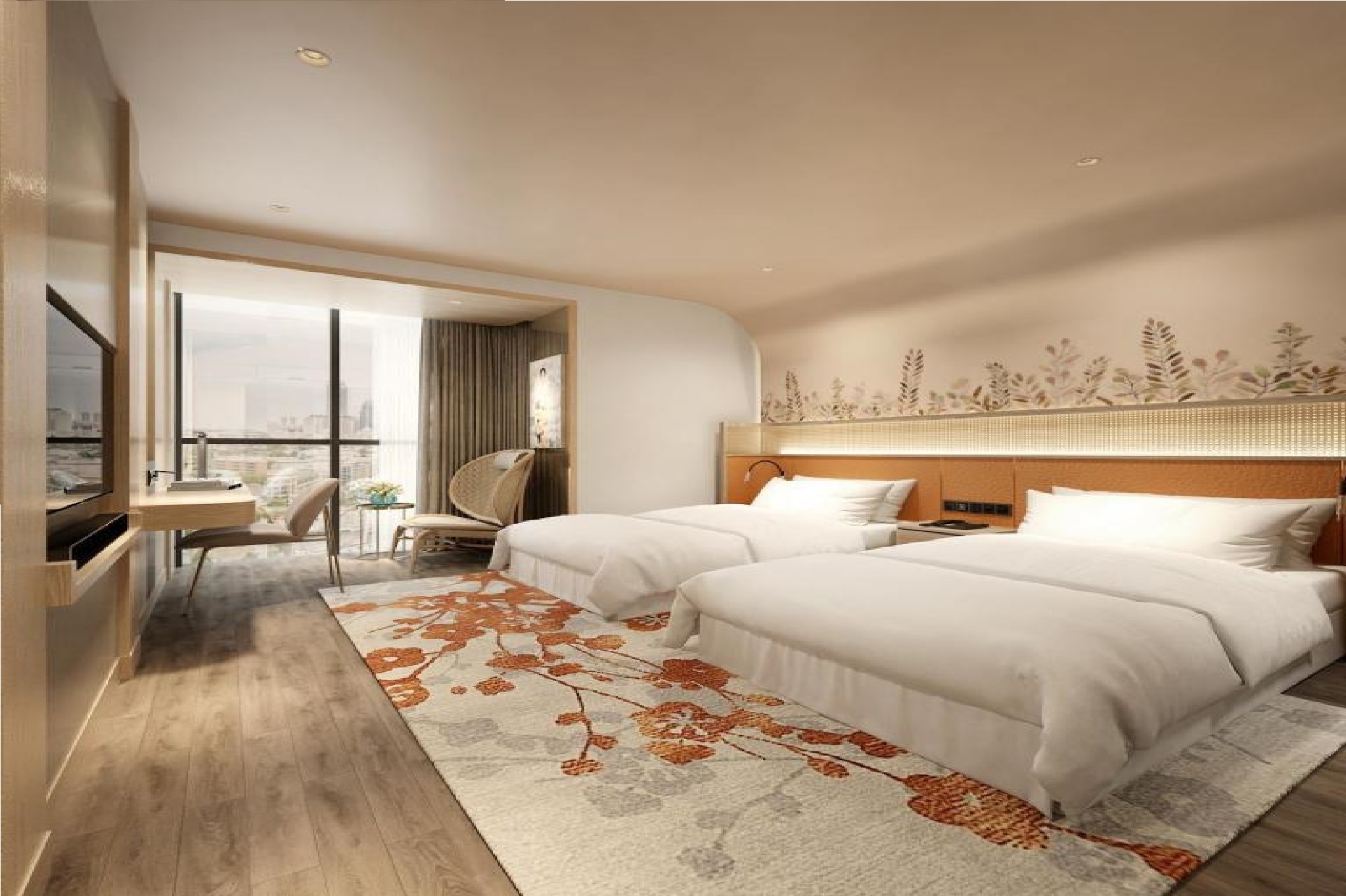 Twin Deluxe City View