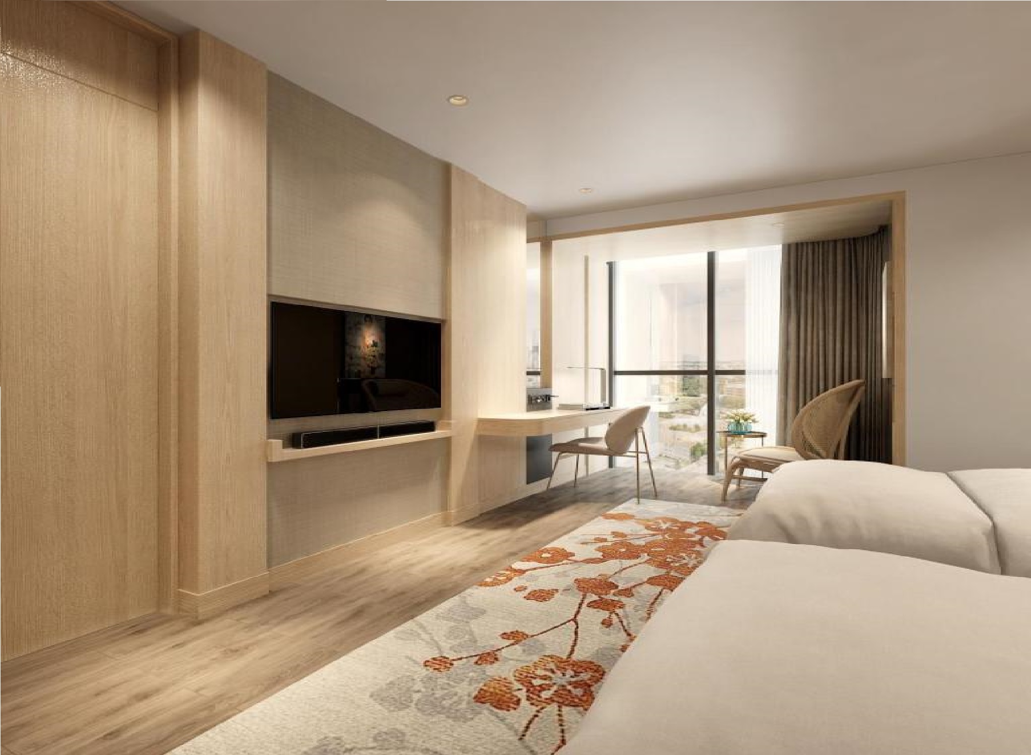 Twin Deluxe City View