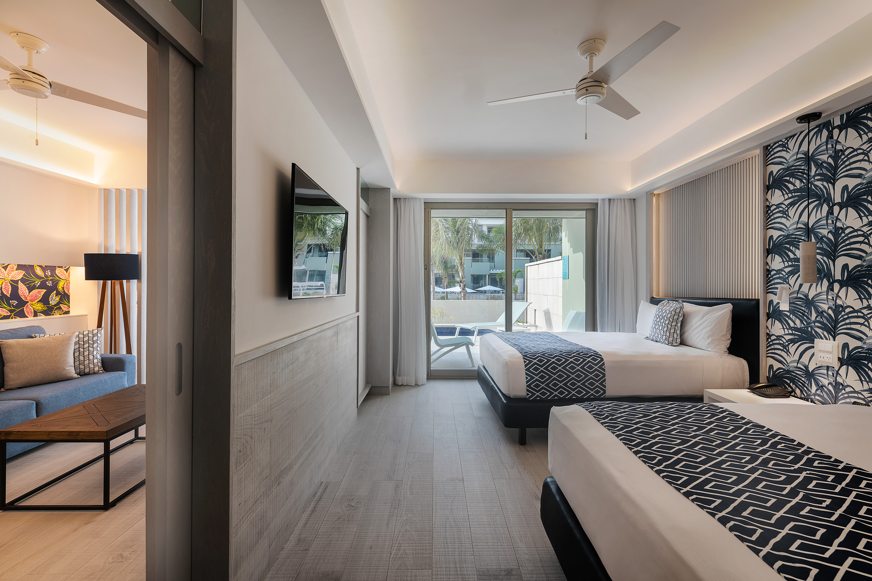 Family Room with Private Pool