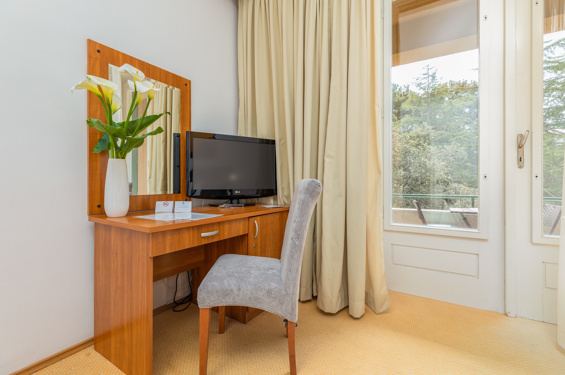 Double Park View with Balcony