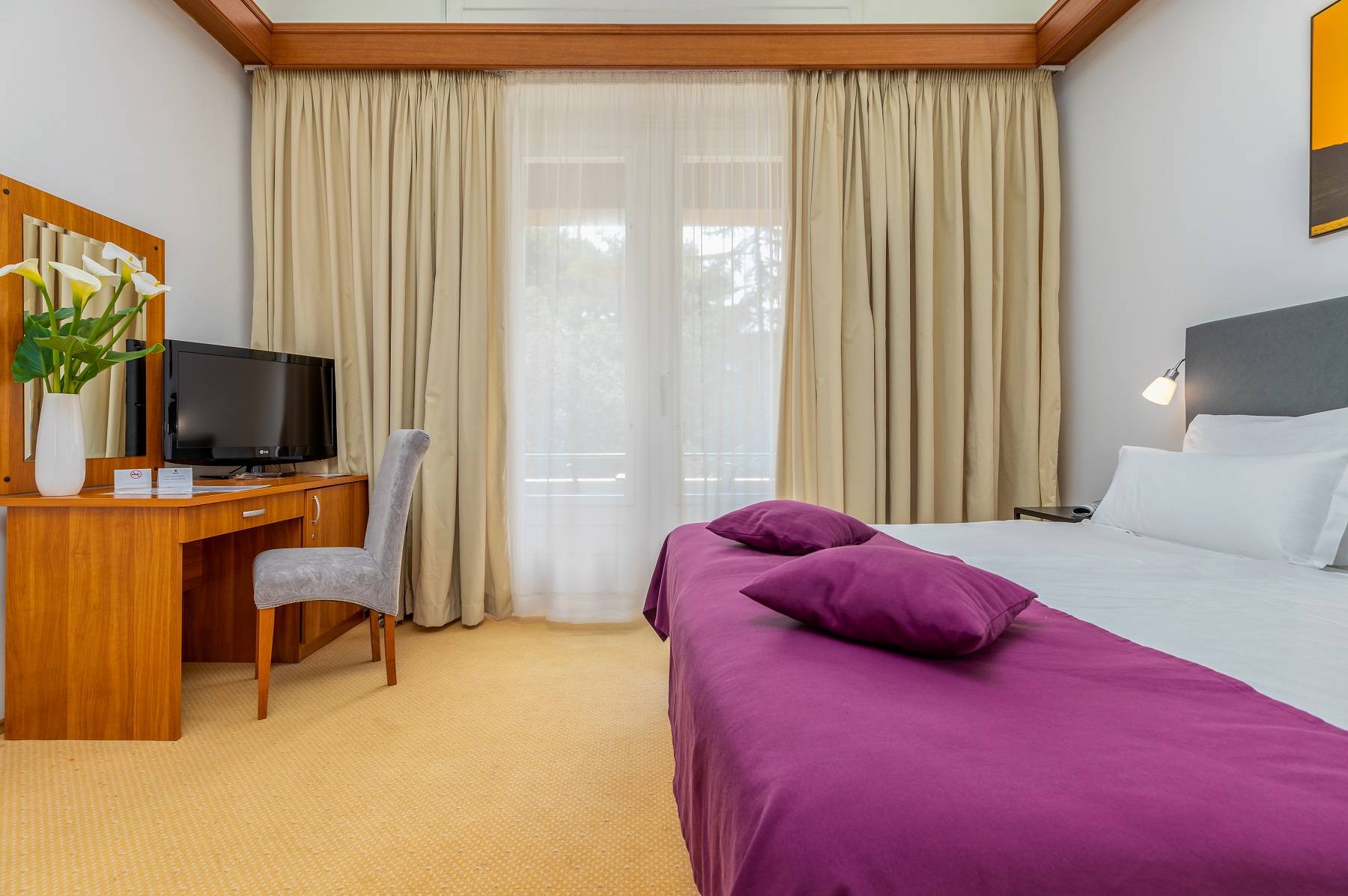 Double Park View with Balcony