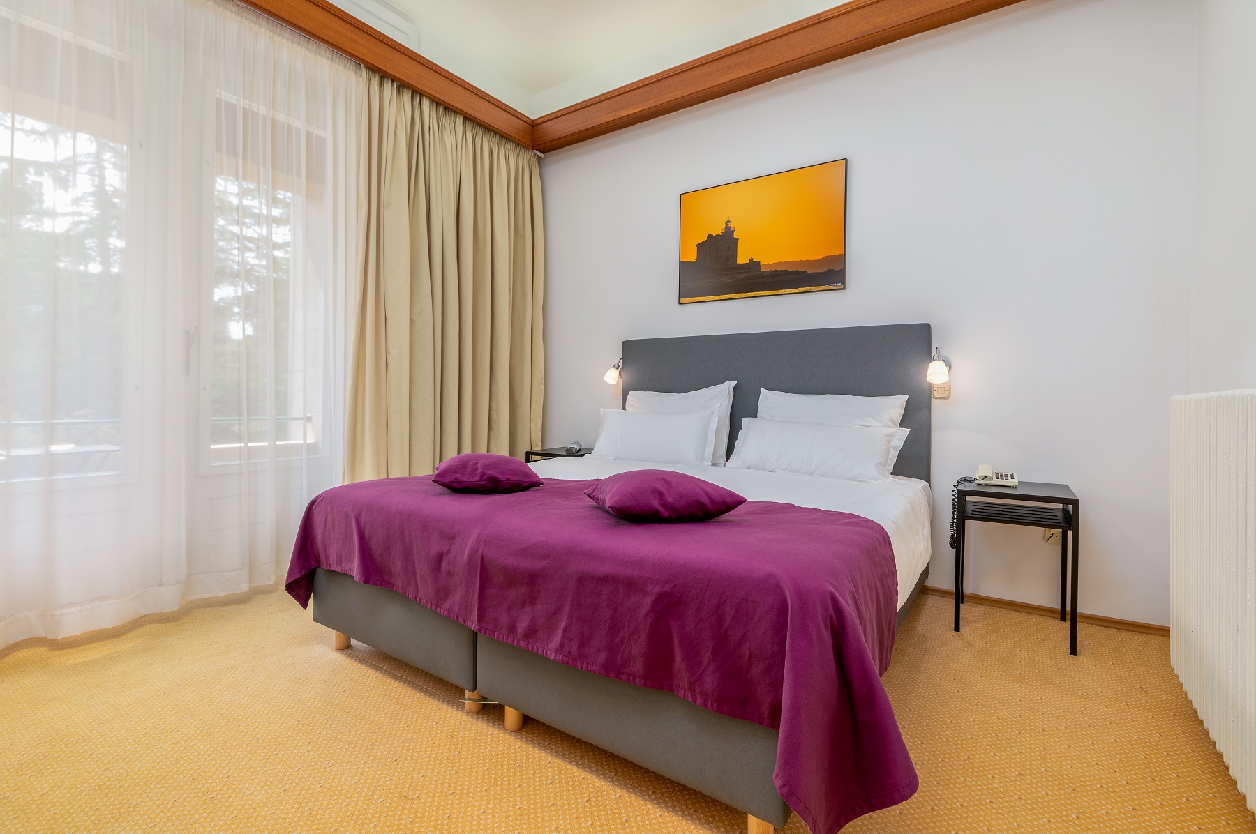 Double Park View with Balcony