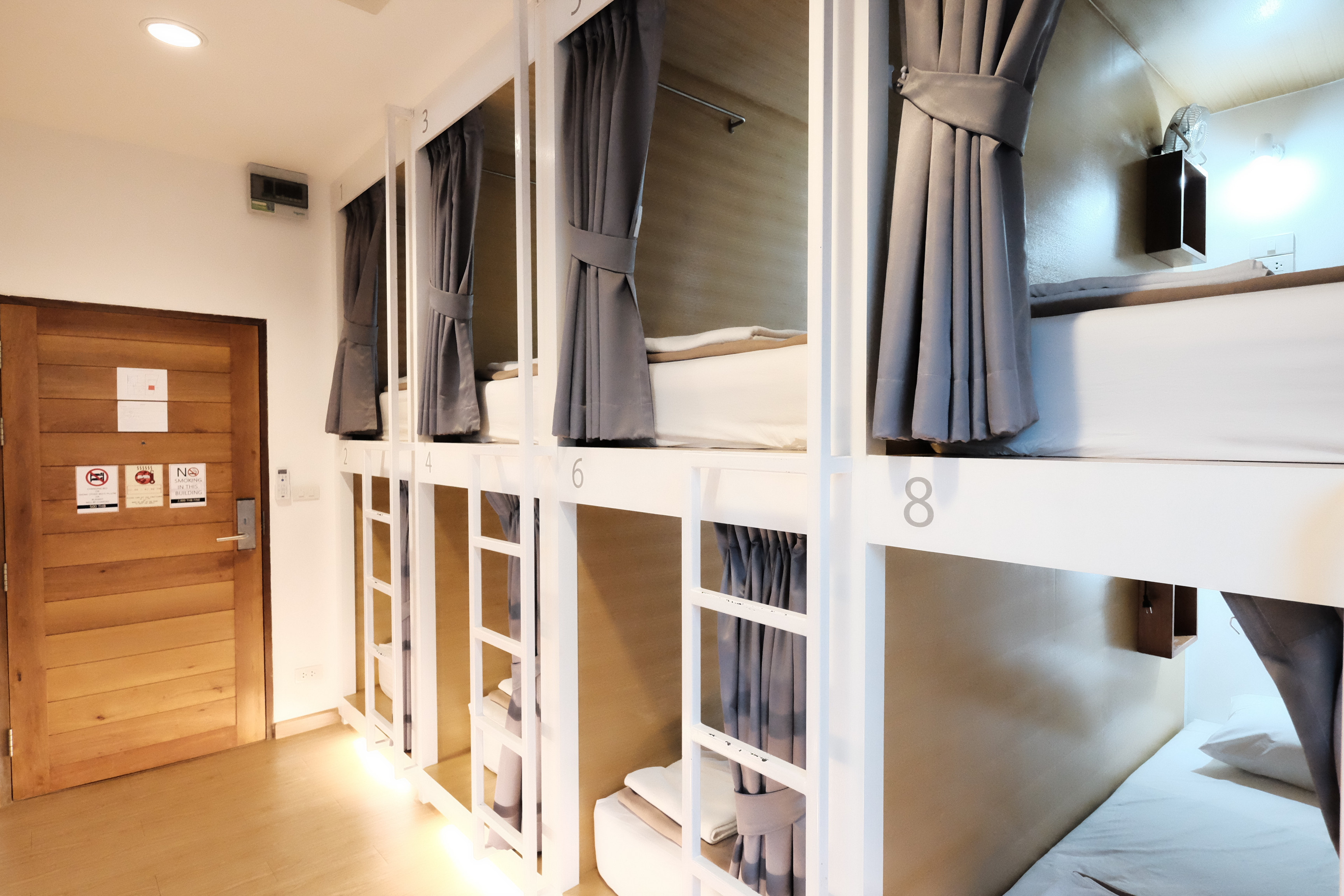 Bed in Dormitory Capacity 8 with Shared Bathroom