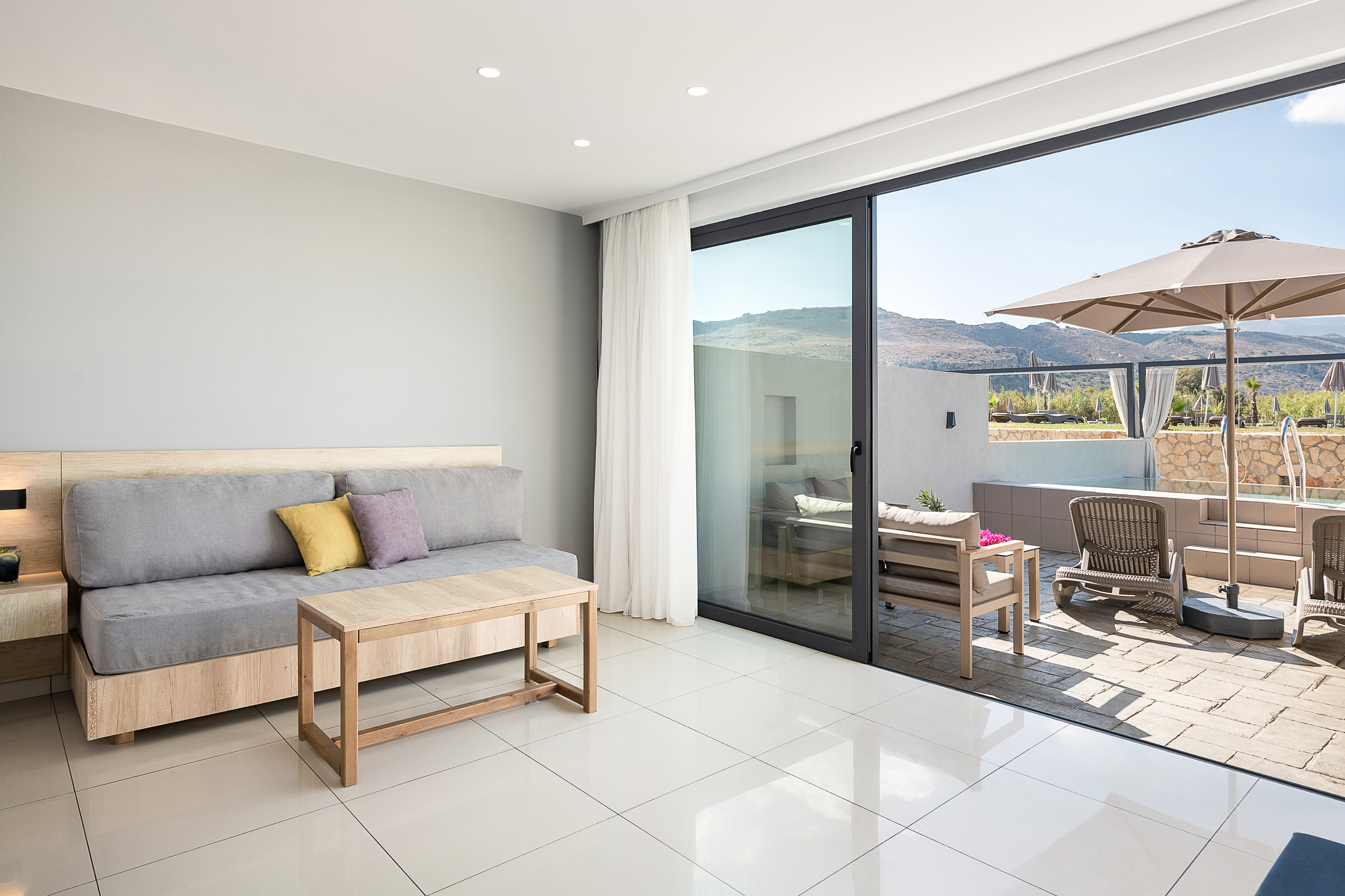 Family Room with Private Pool