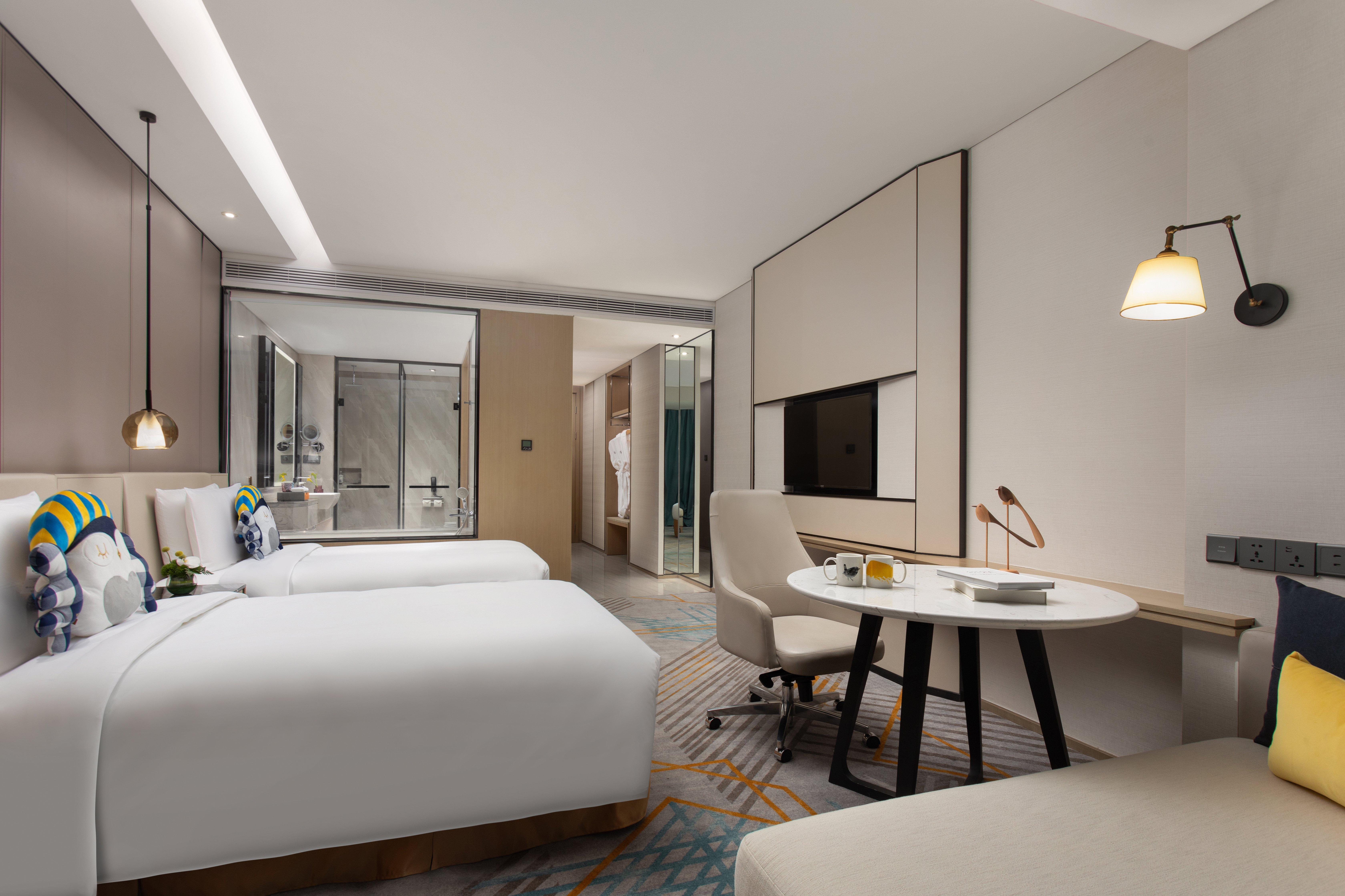 Double Two Double Beds