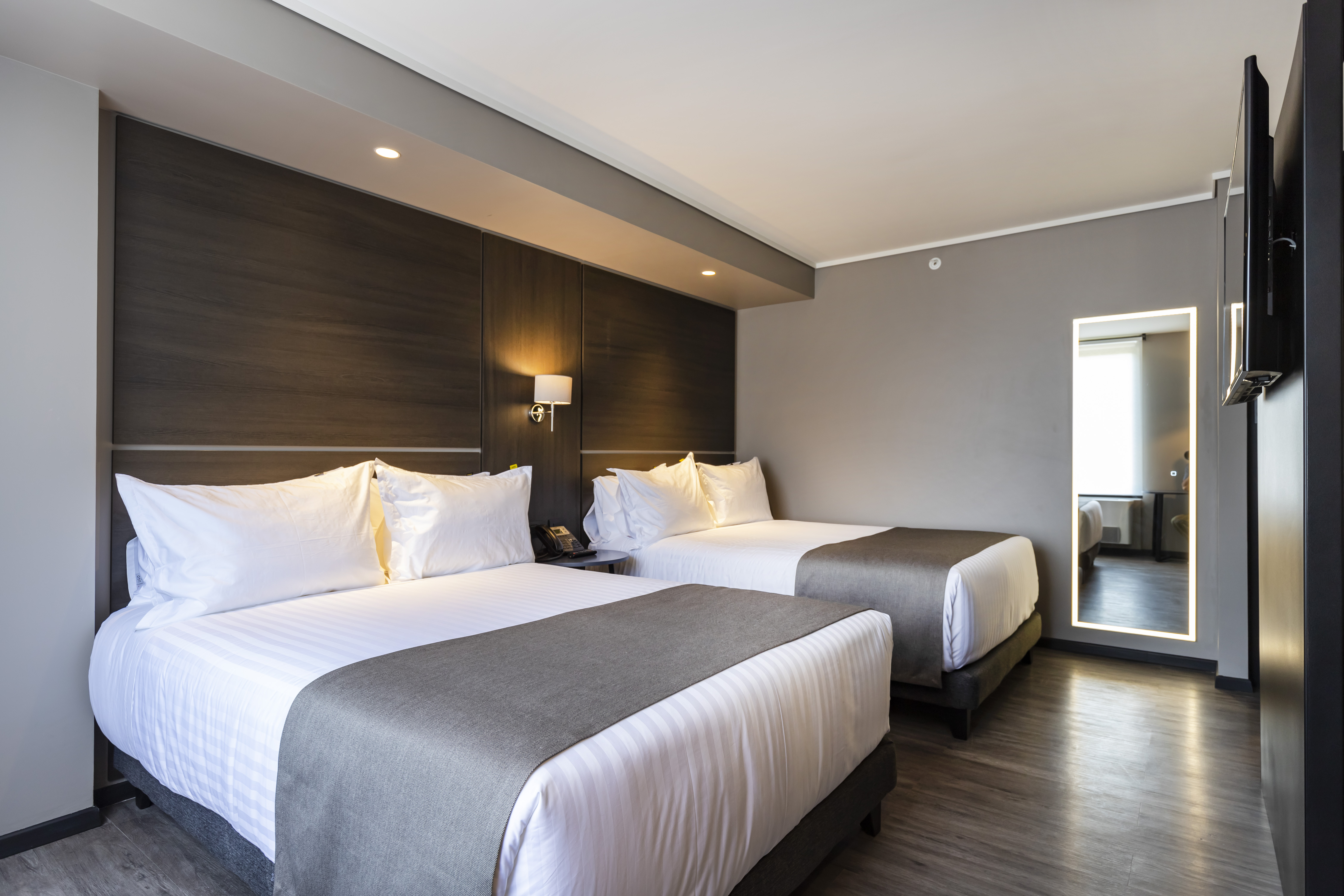 Single Two Double Beds