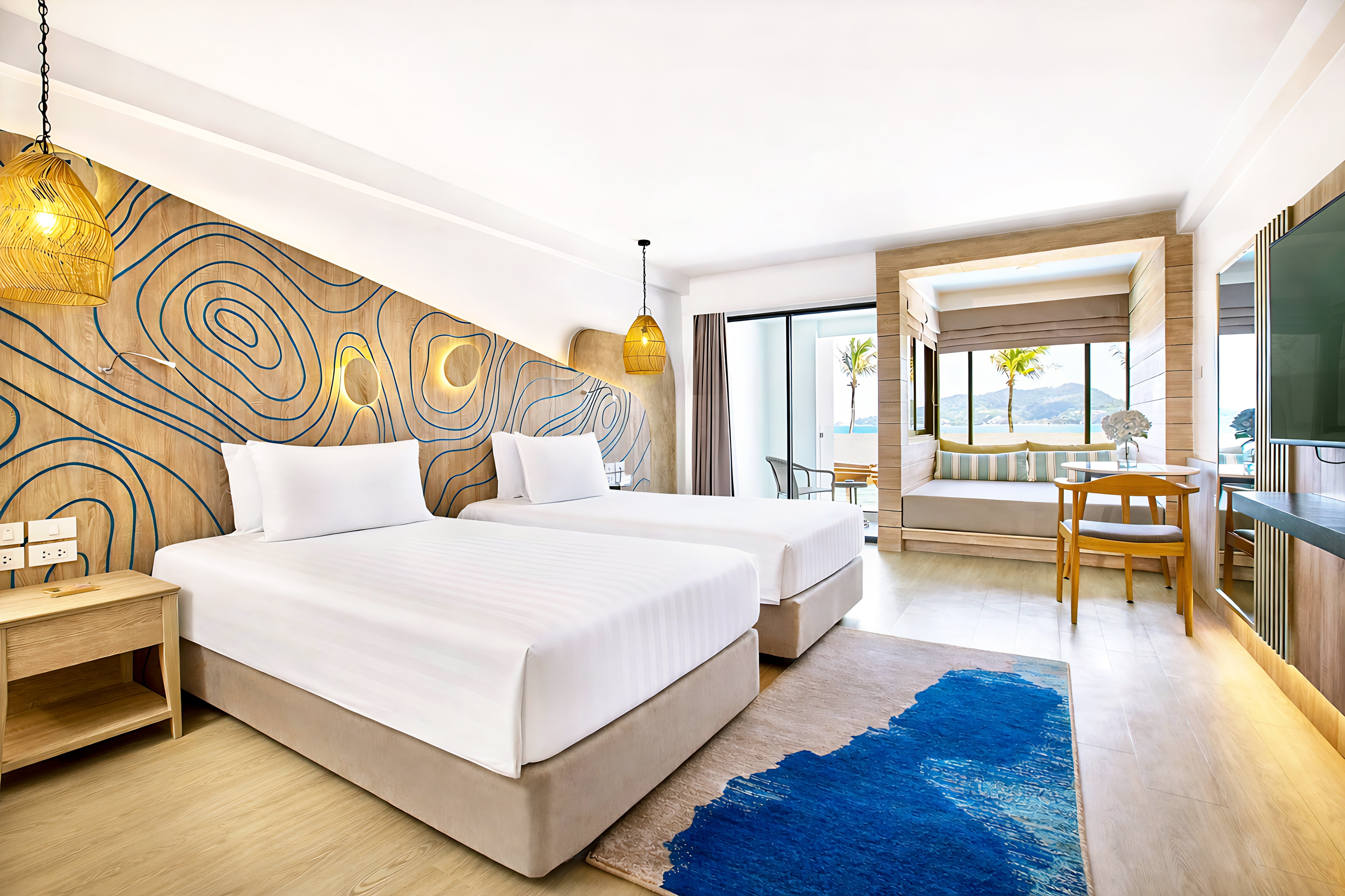 Double or Twin Deluxe Sea View with Balcony