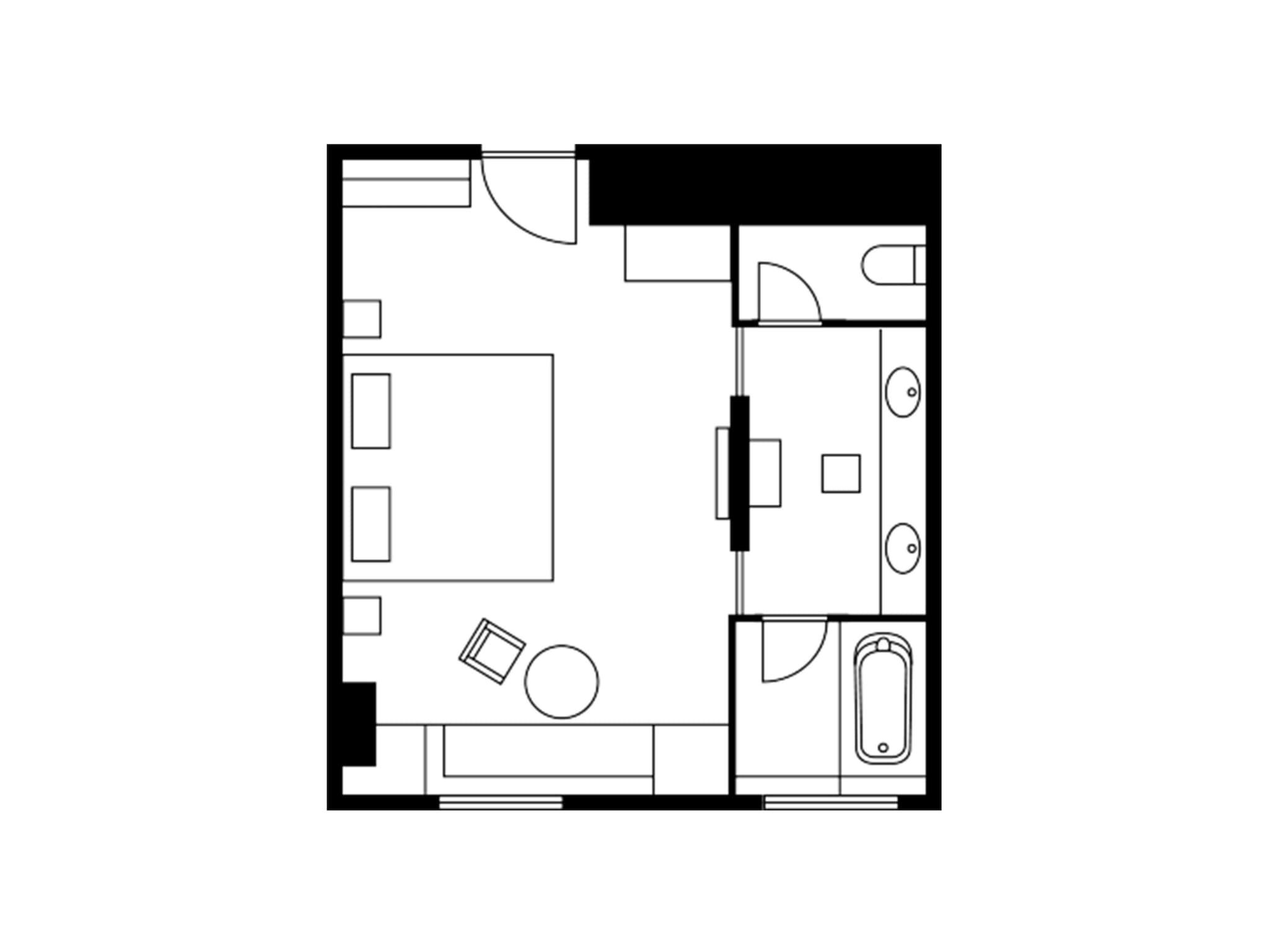 Double King Bed Non Smoking