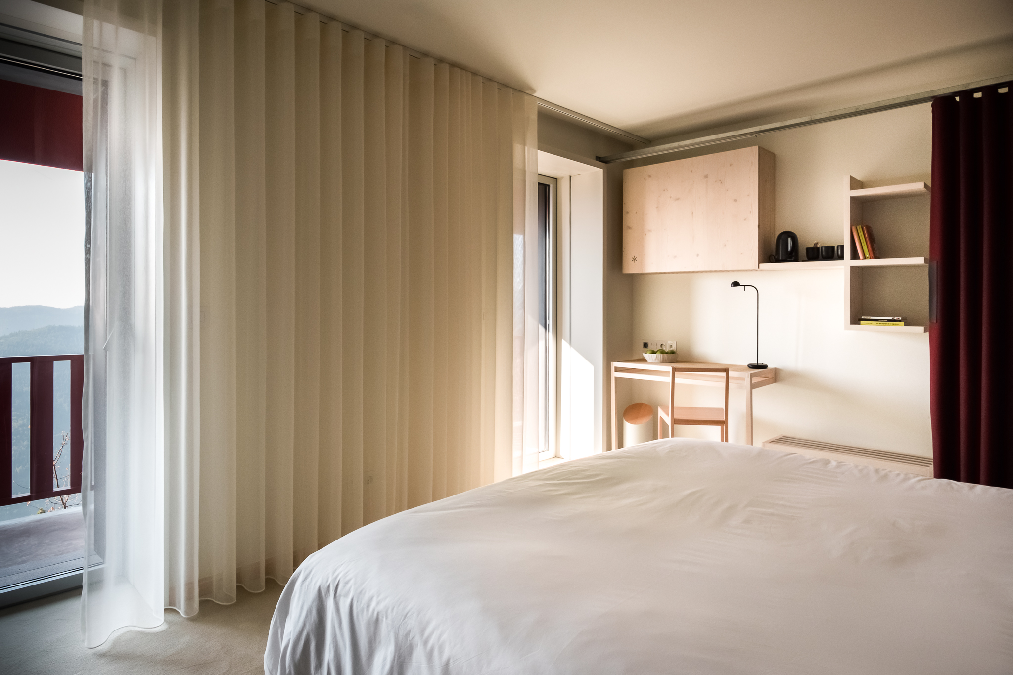 Double or Twin Mountain View