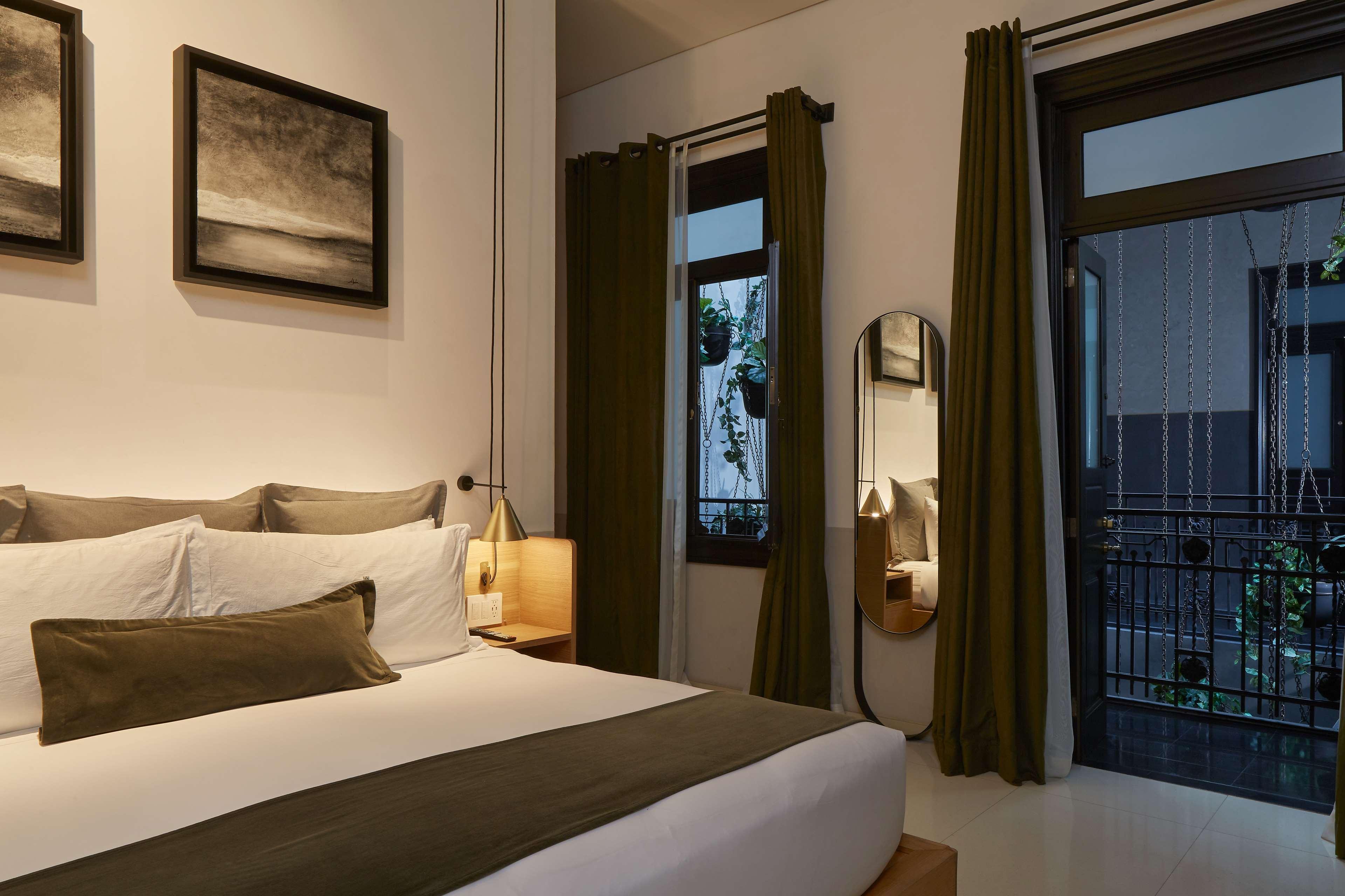 Bed in Dormitory Guest Room King Bed