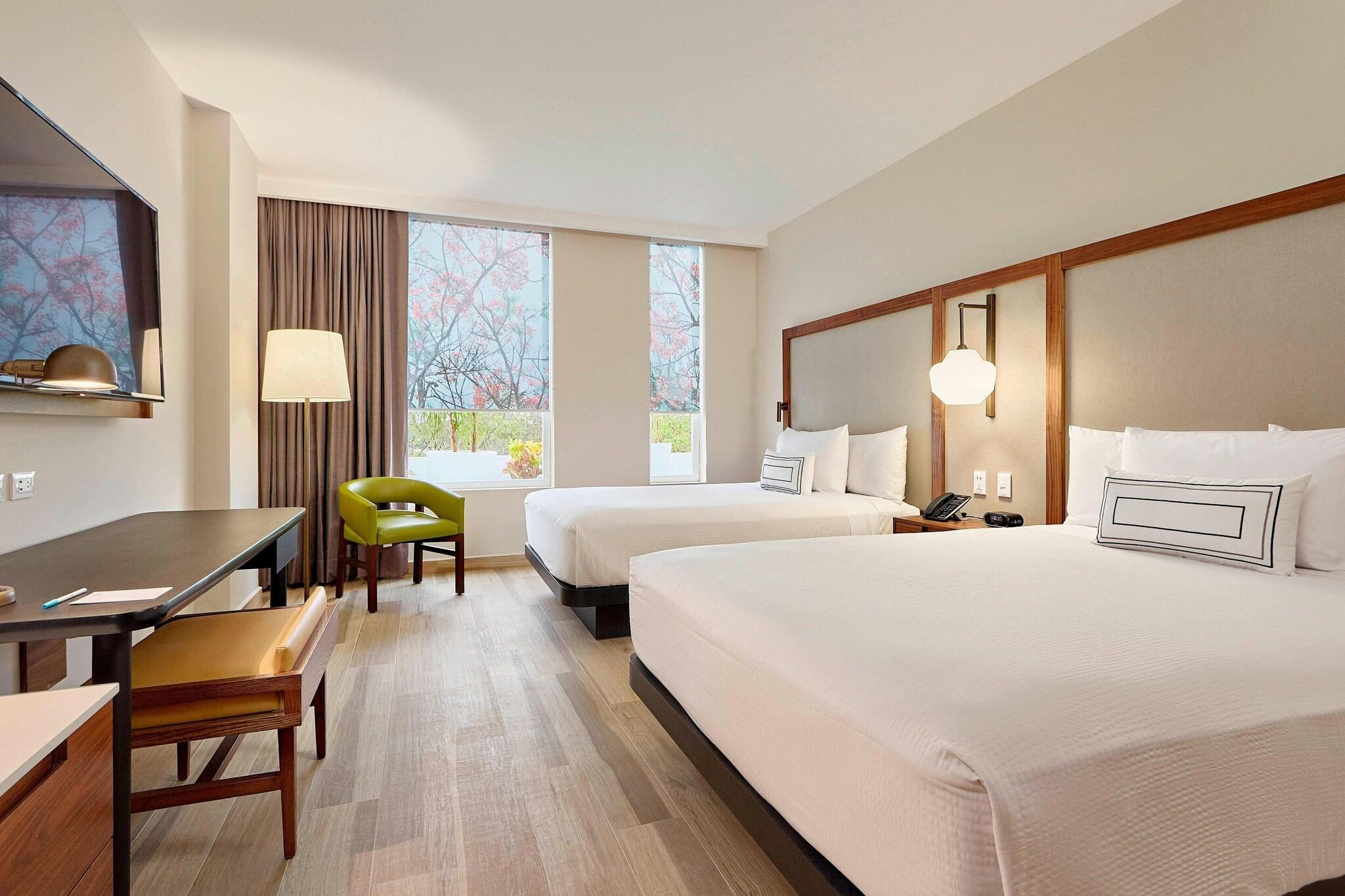 Double Two Double Beds