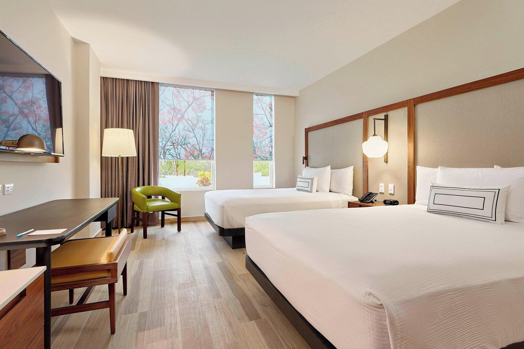 Double Two Double Beds