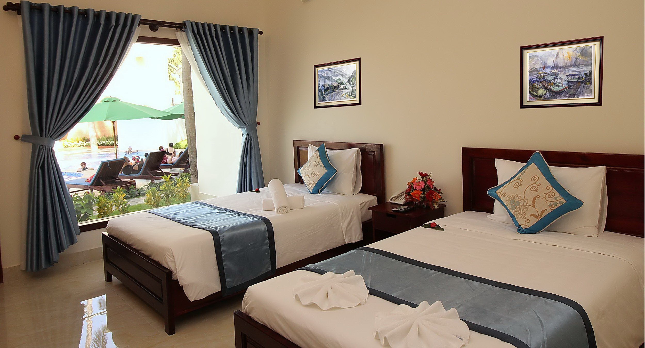 Double or Twin Deluxe Pool View