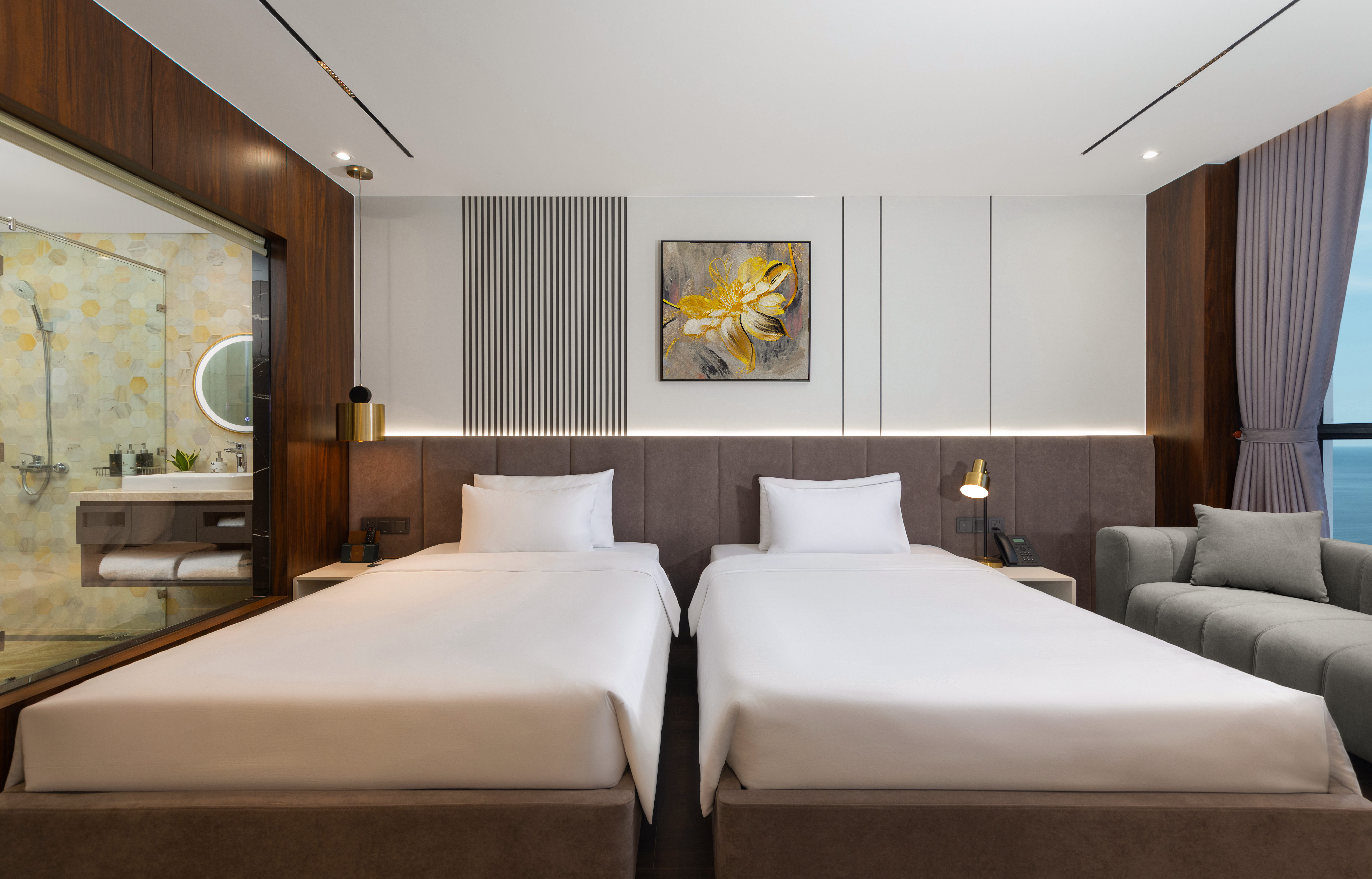 Twin Deluxe Partial Ocean View