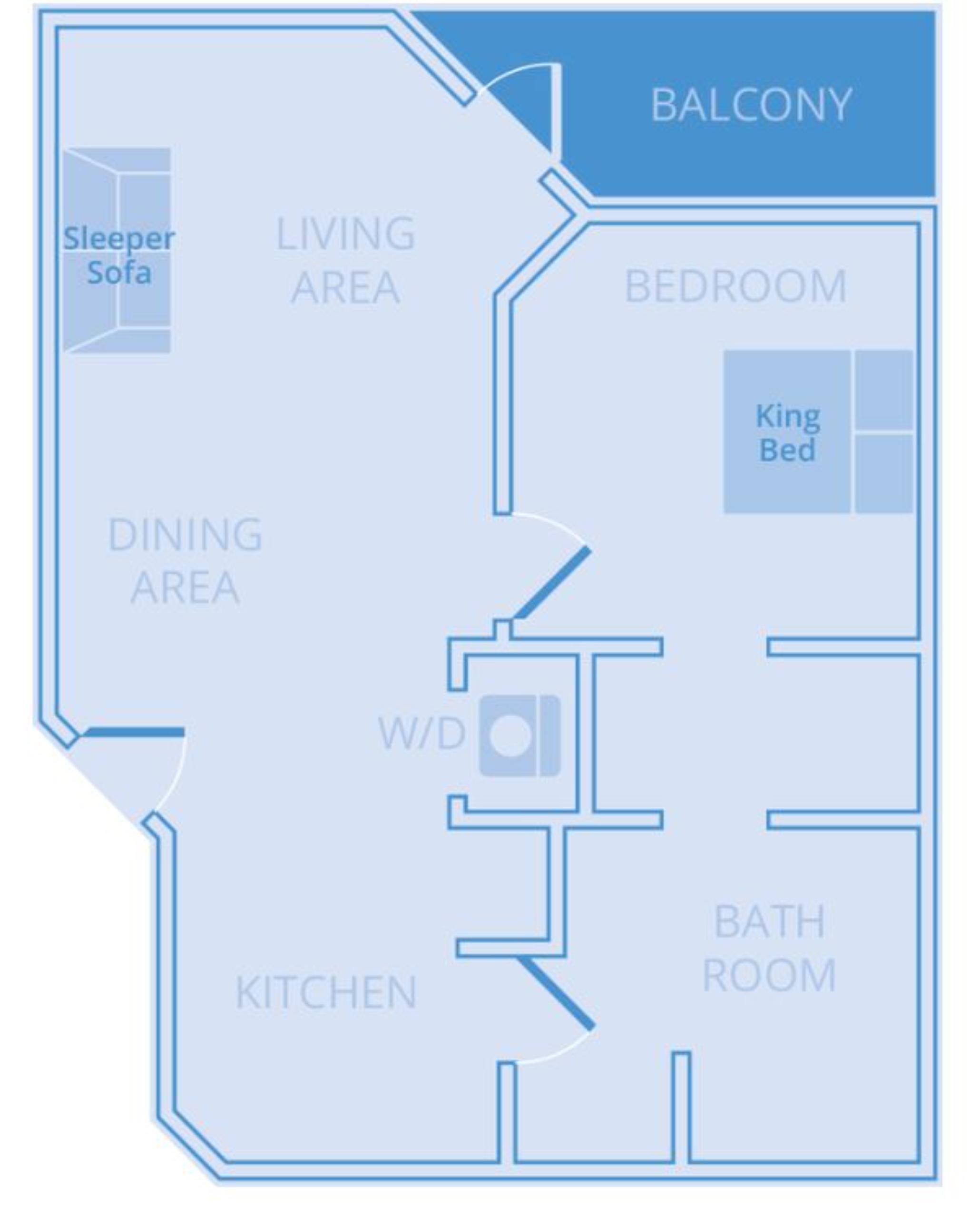 Suite One Bedroom One Bathroom