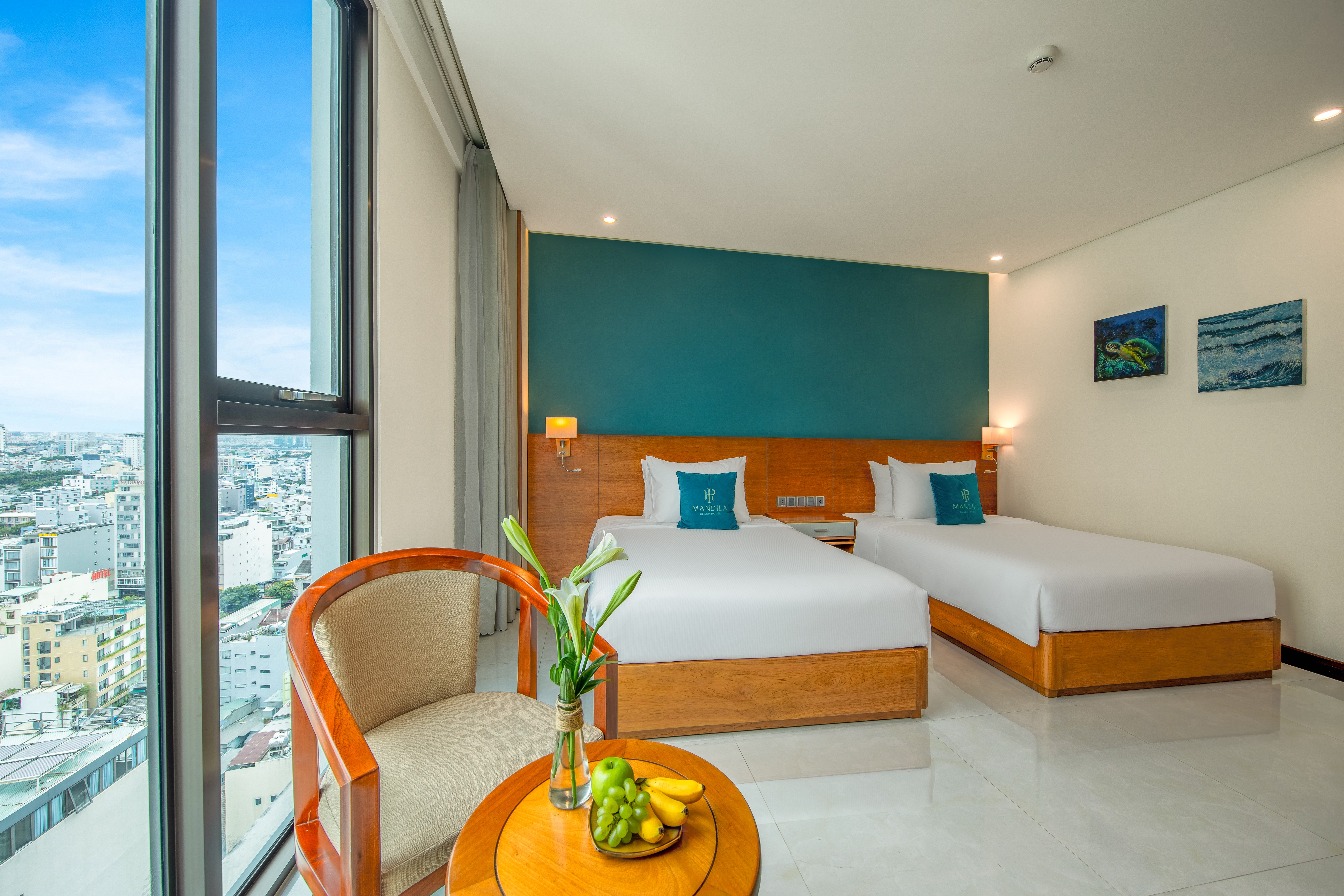 Twin Partial Ocean View