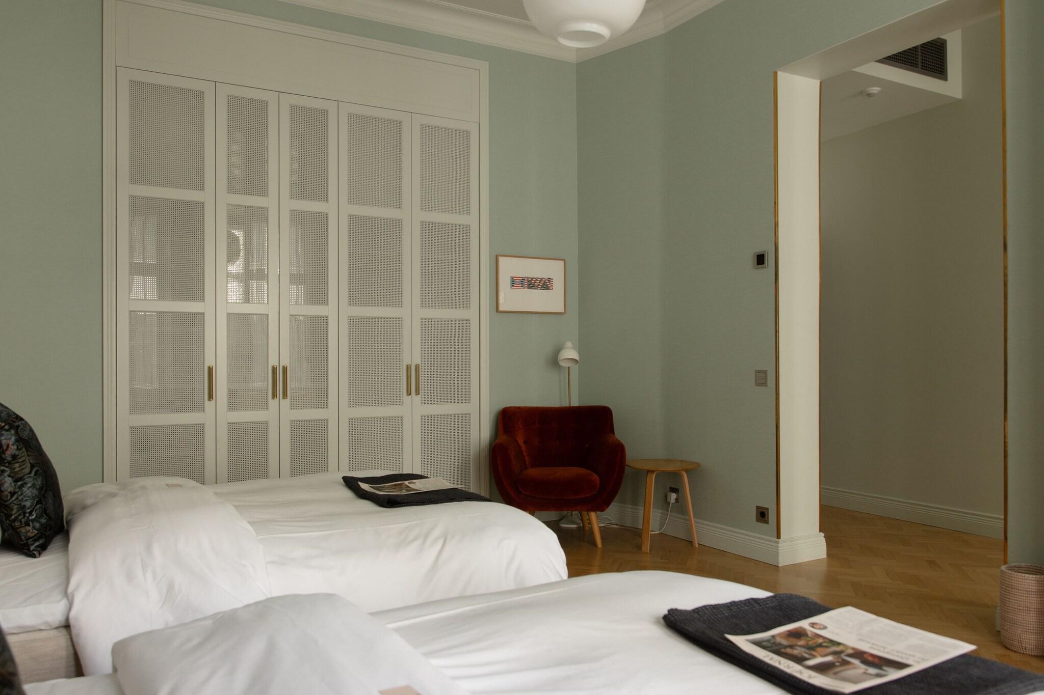 Twin Two Double Beds