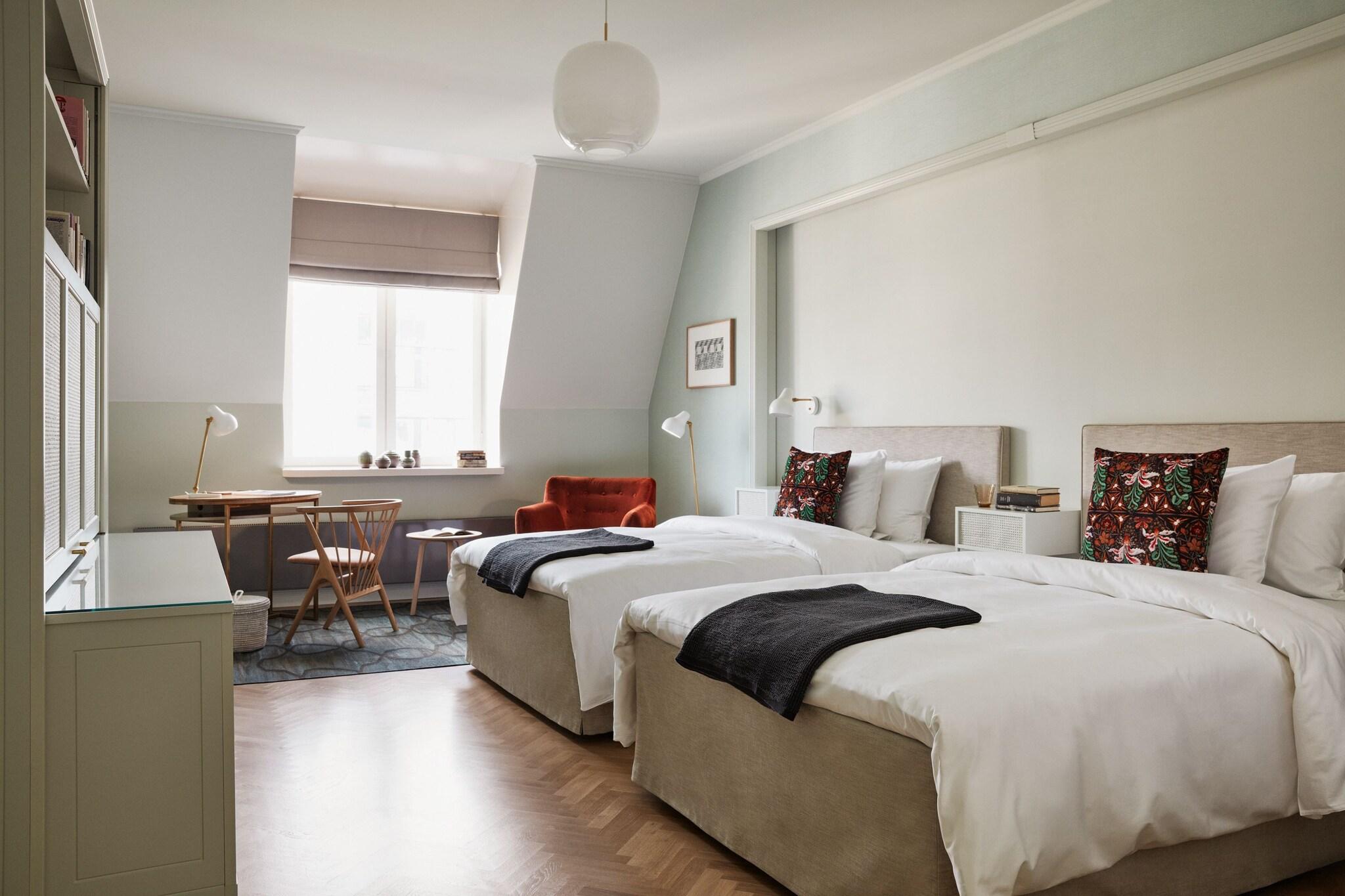 Twin Two Double Beds