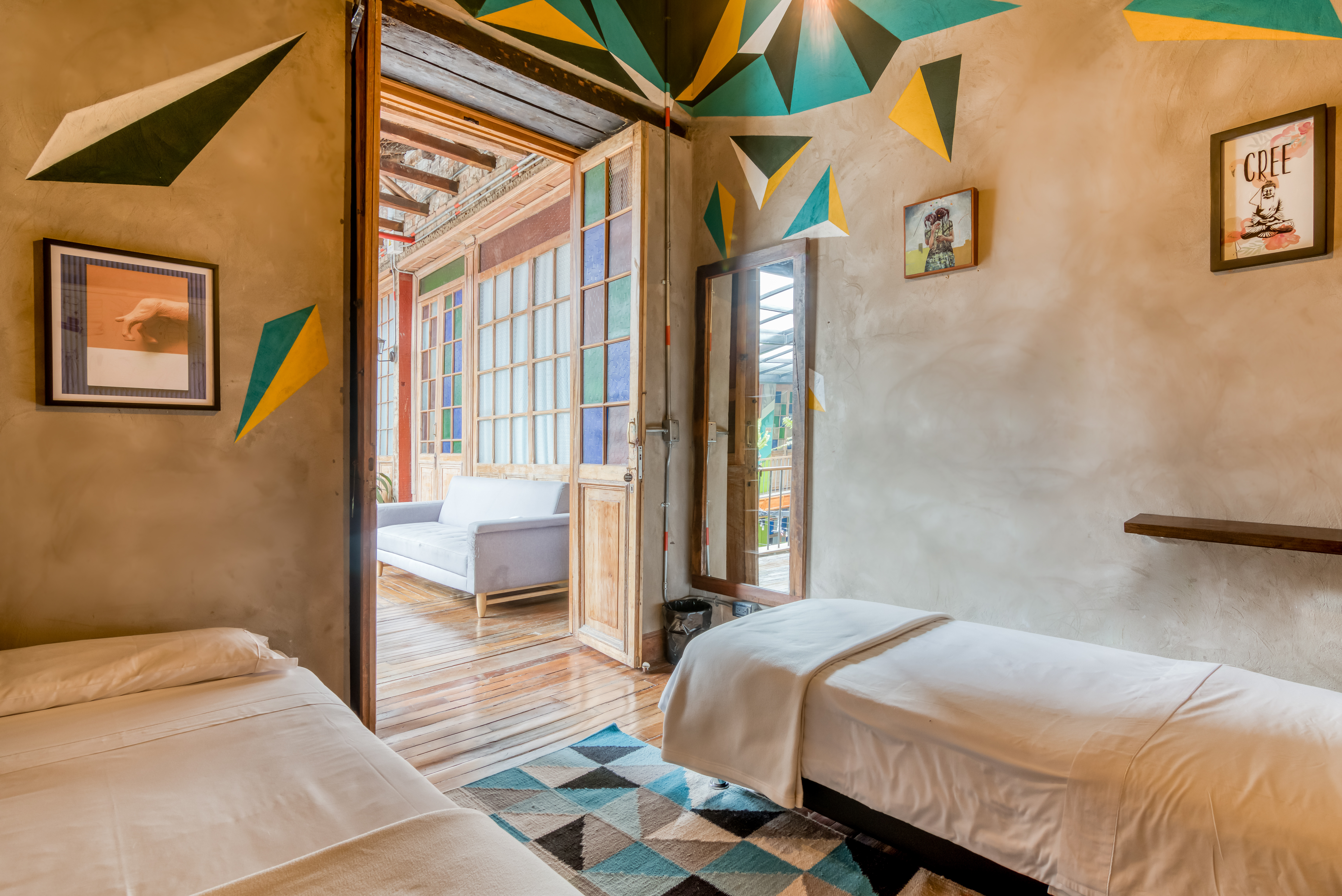 Twin with Shared Bathroom