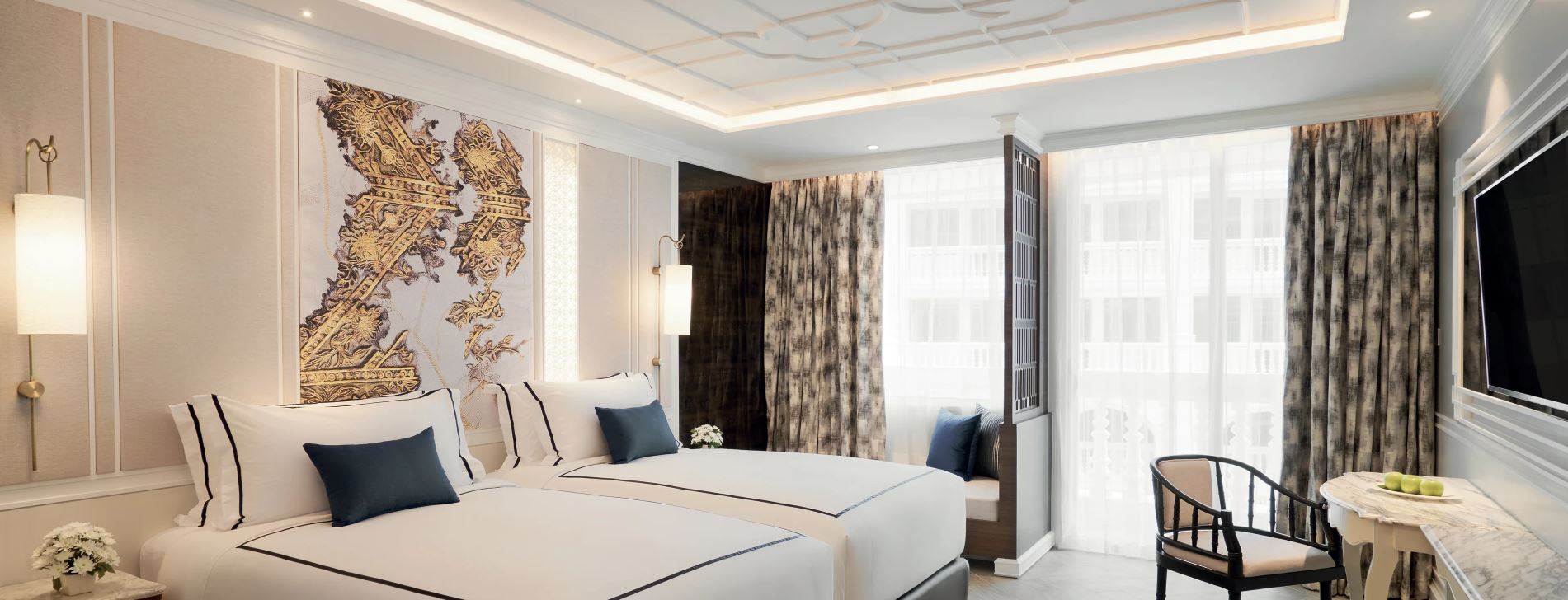 Twin Classic Pool View