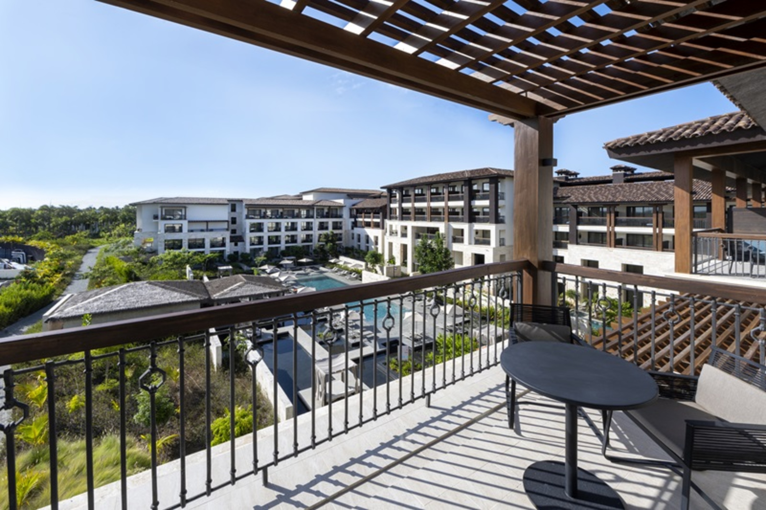 Junior Suite Pool View Two Double Beds