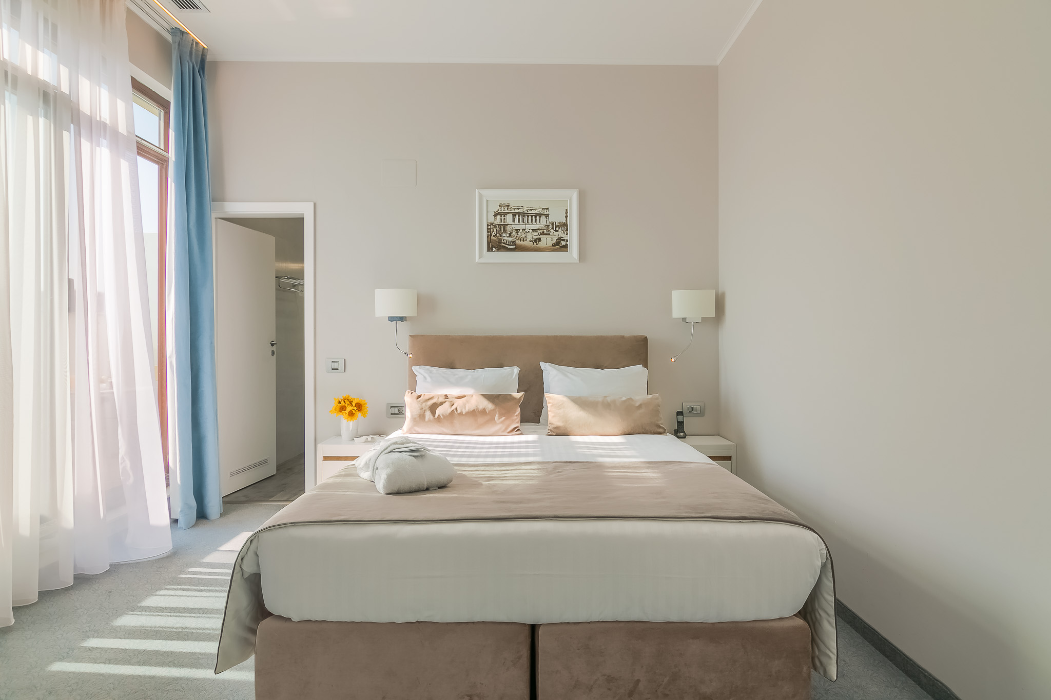 Double Single Deluxe with Balcony