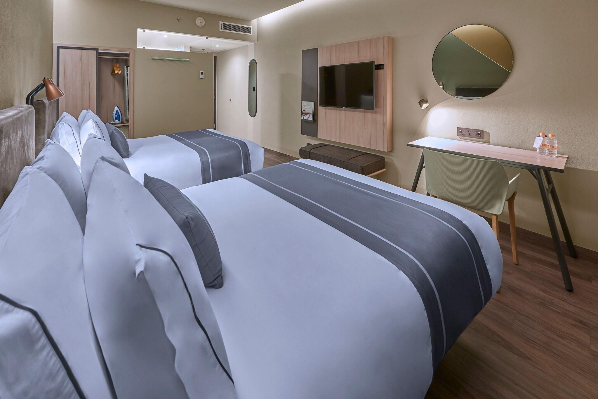 Double Two Double Beds