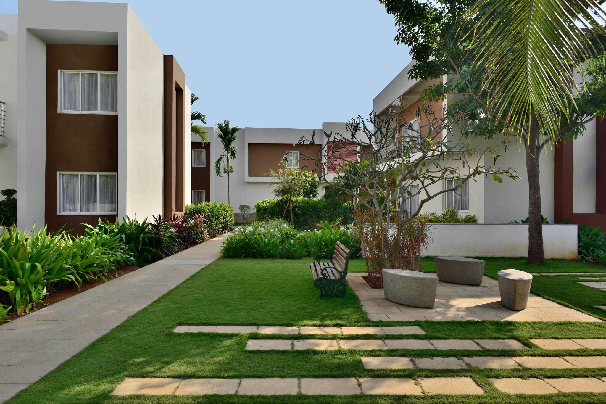 Twin Garden View with Balcony