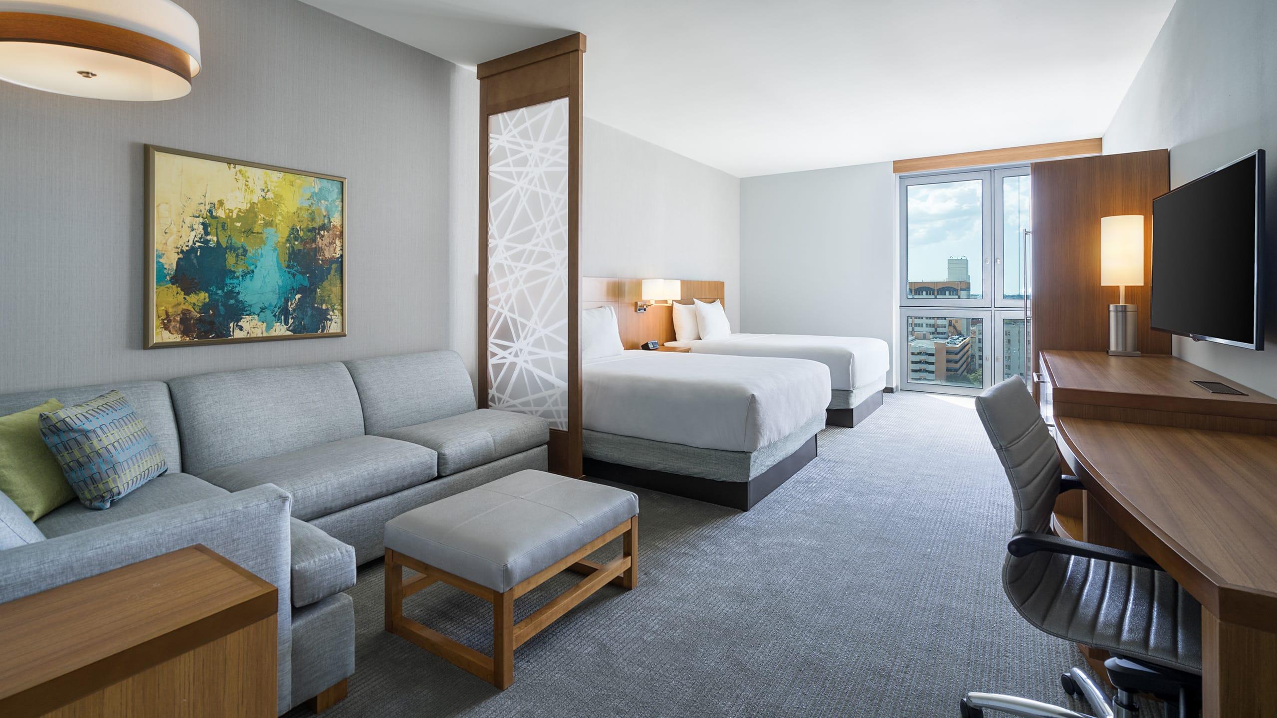 Double Two Queen Beds