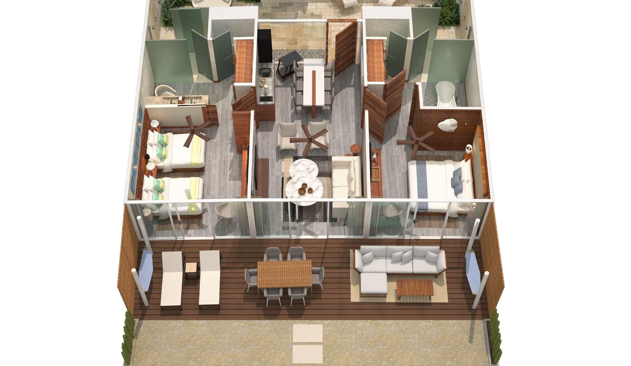 Suite Two Double Beds