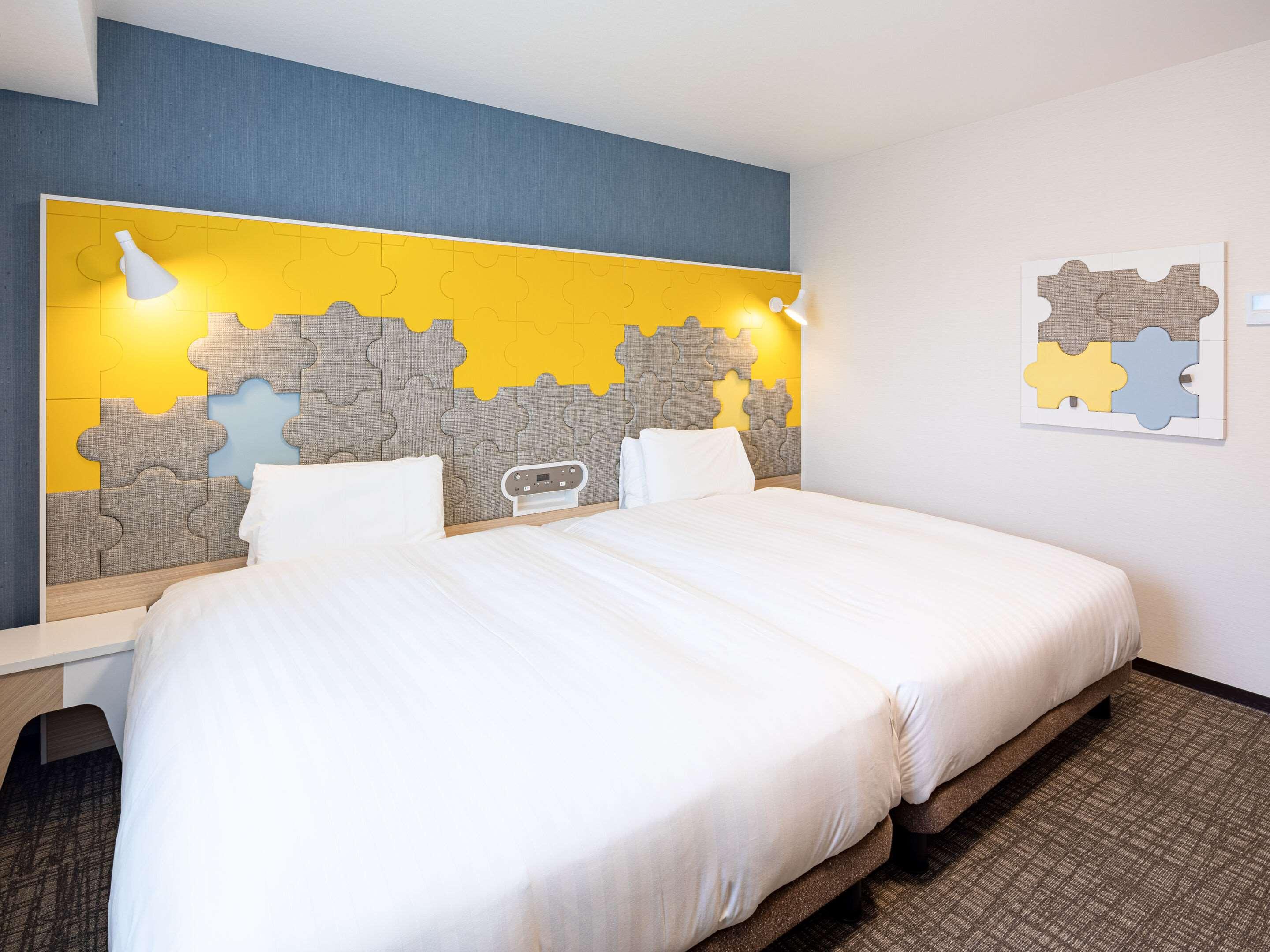 Room Two Double Beds Non Smoking