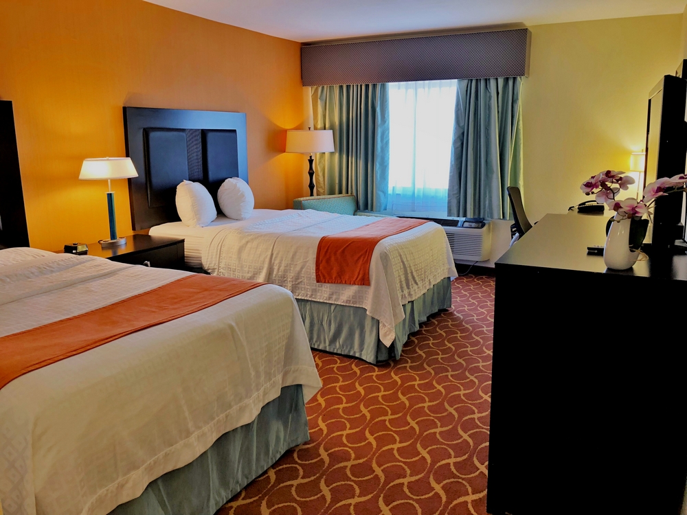 Room Two Double Beds Non Smoking