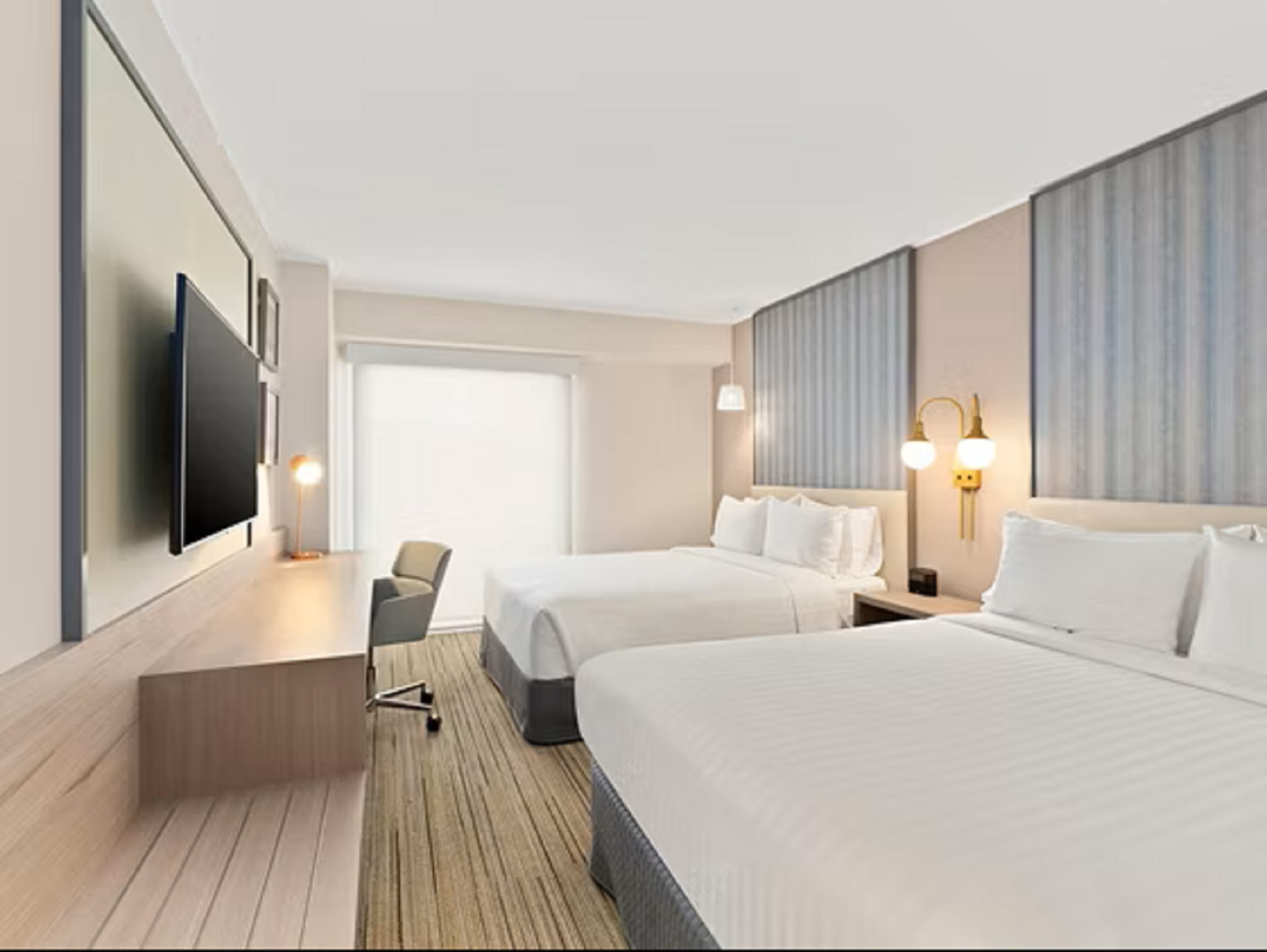 Double Two Double Beds