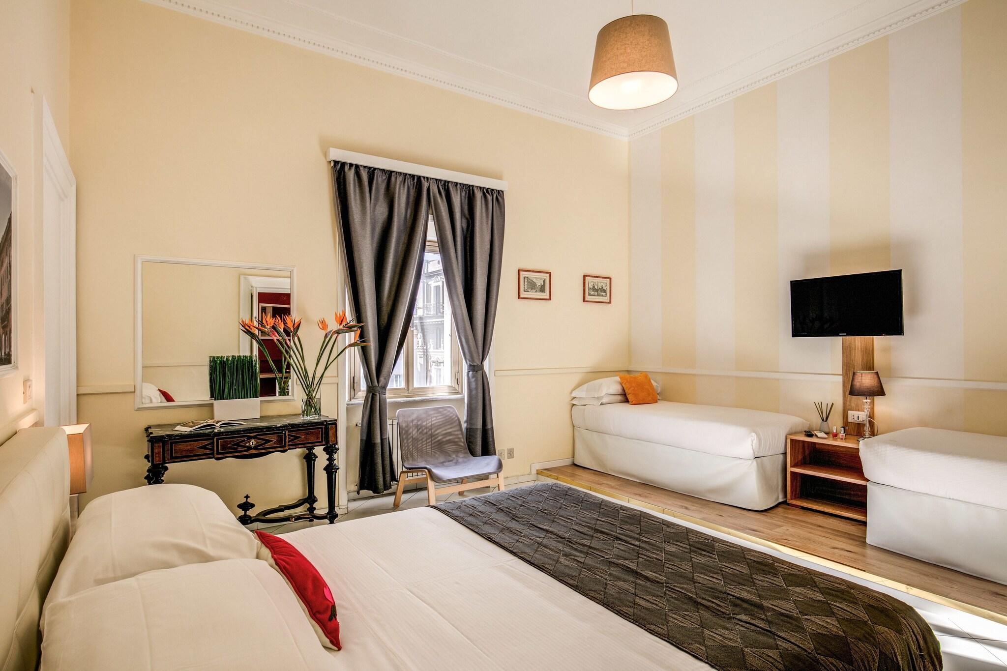 Double Two Double Beds