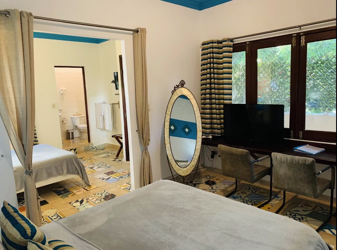 Double Two Double Beds