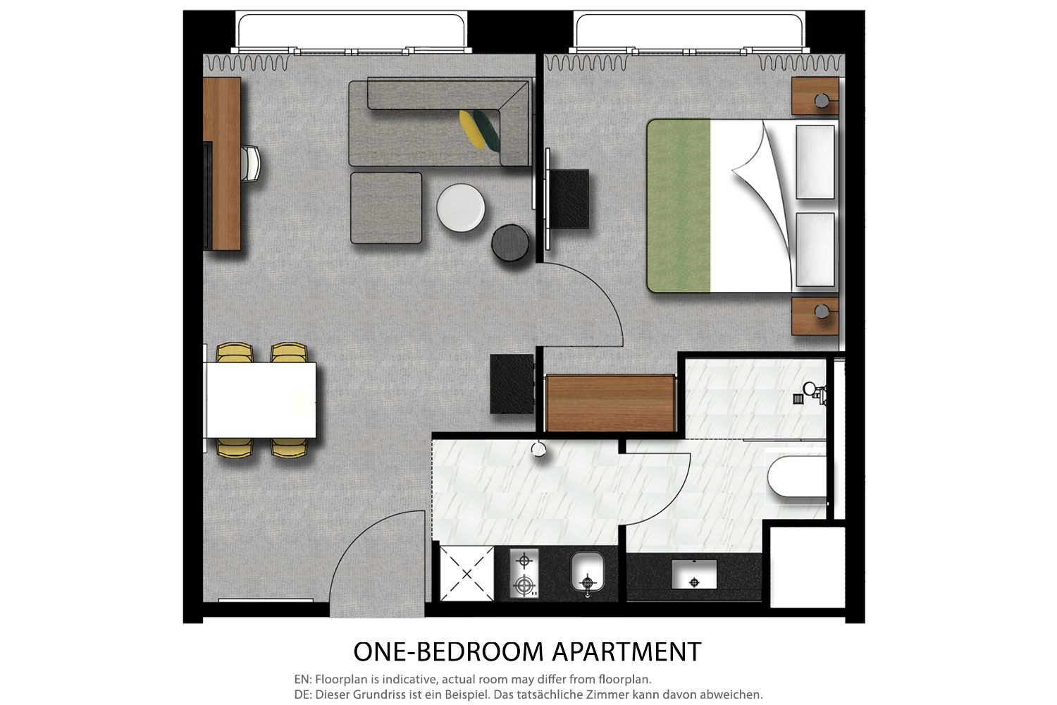 Apartment with Balcony