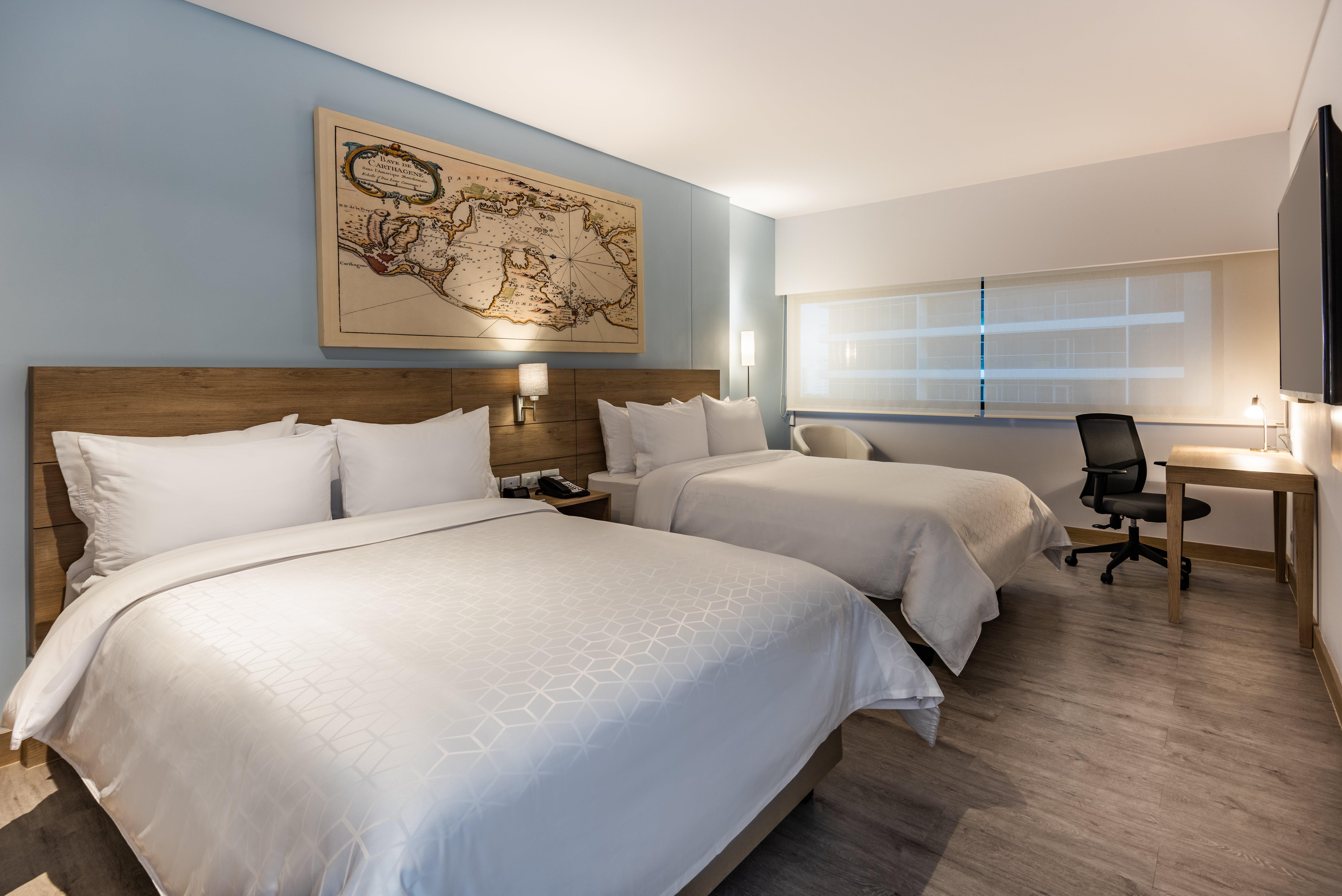 Double Two Double Beds